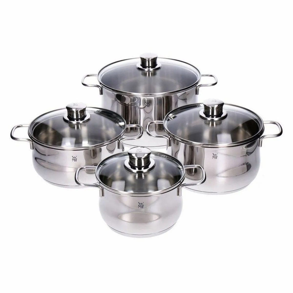 WMF Topfset Diadem Plus 4tlg, vielseitig, robust, praktisch