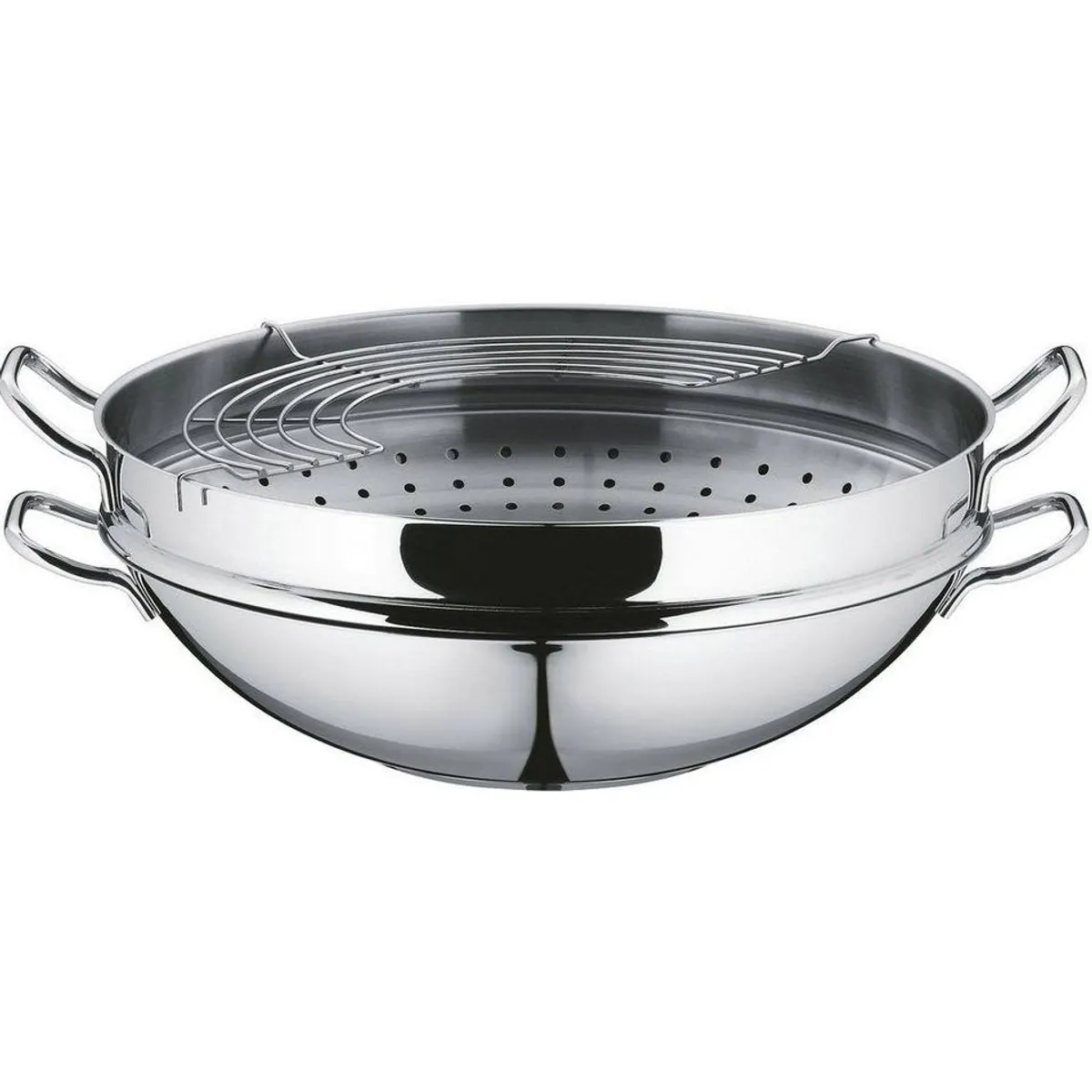 WMF Wokpfanne Macao 36 cm, vielseitig einsetzbar, für alle Herdarten geeignet 2