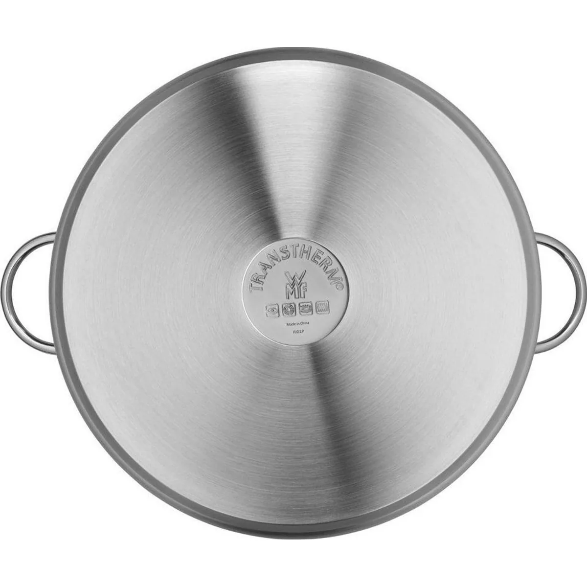 WMF Gemüsetopf, großer Kochtopf mit Metalldeckel — für alle Herdarten, Dampföffnung, Cromargan Edelstahl 5