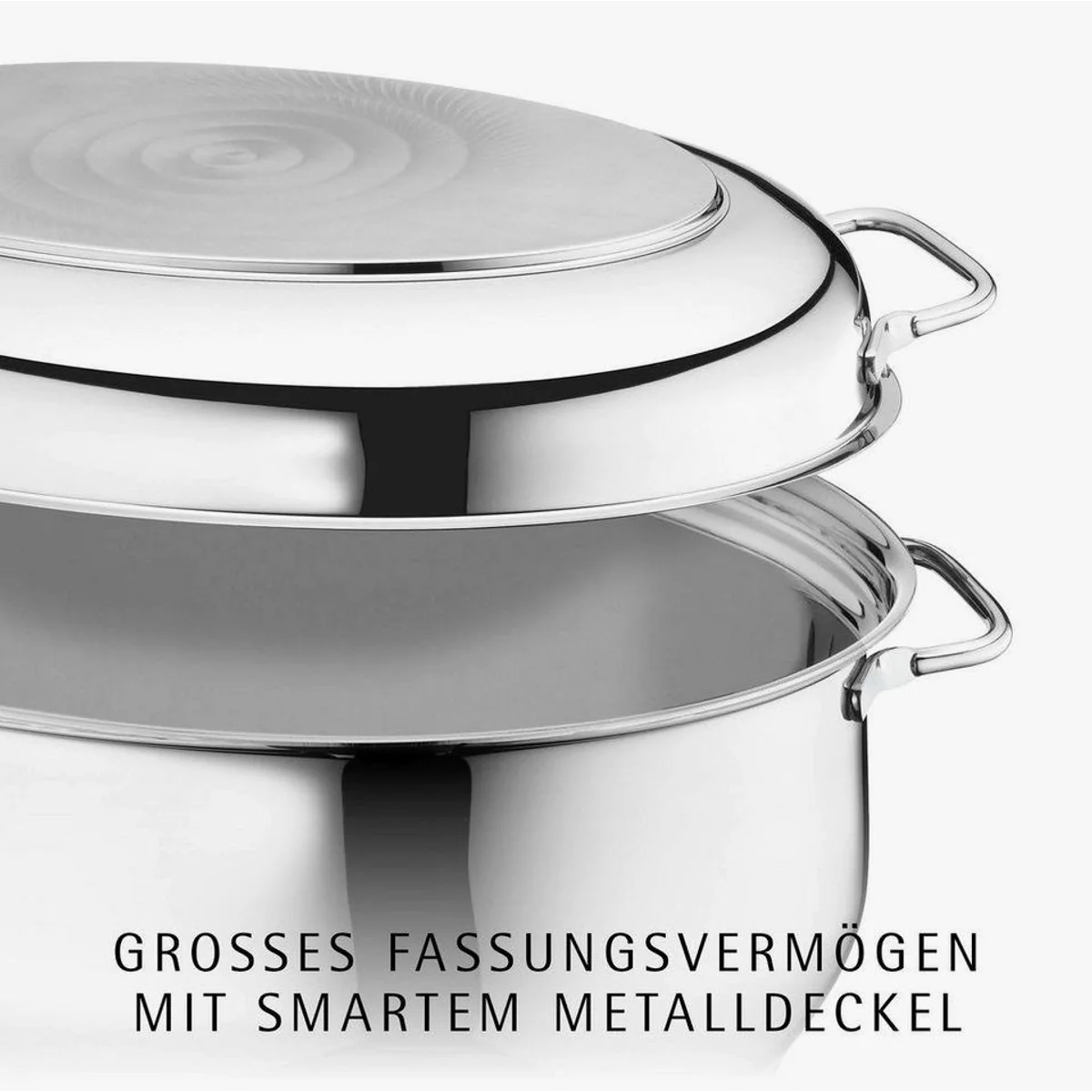 WMF Bräter Schmortopf mit Deckel, Induktion, vielseitig einsetzbar 3