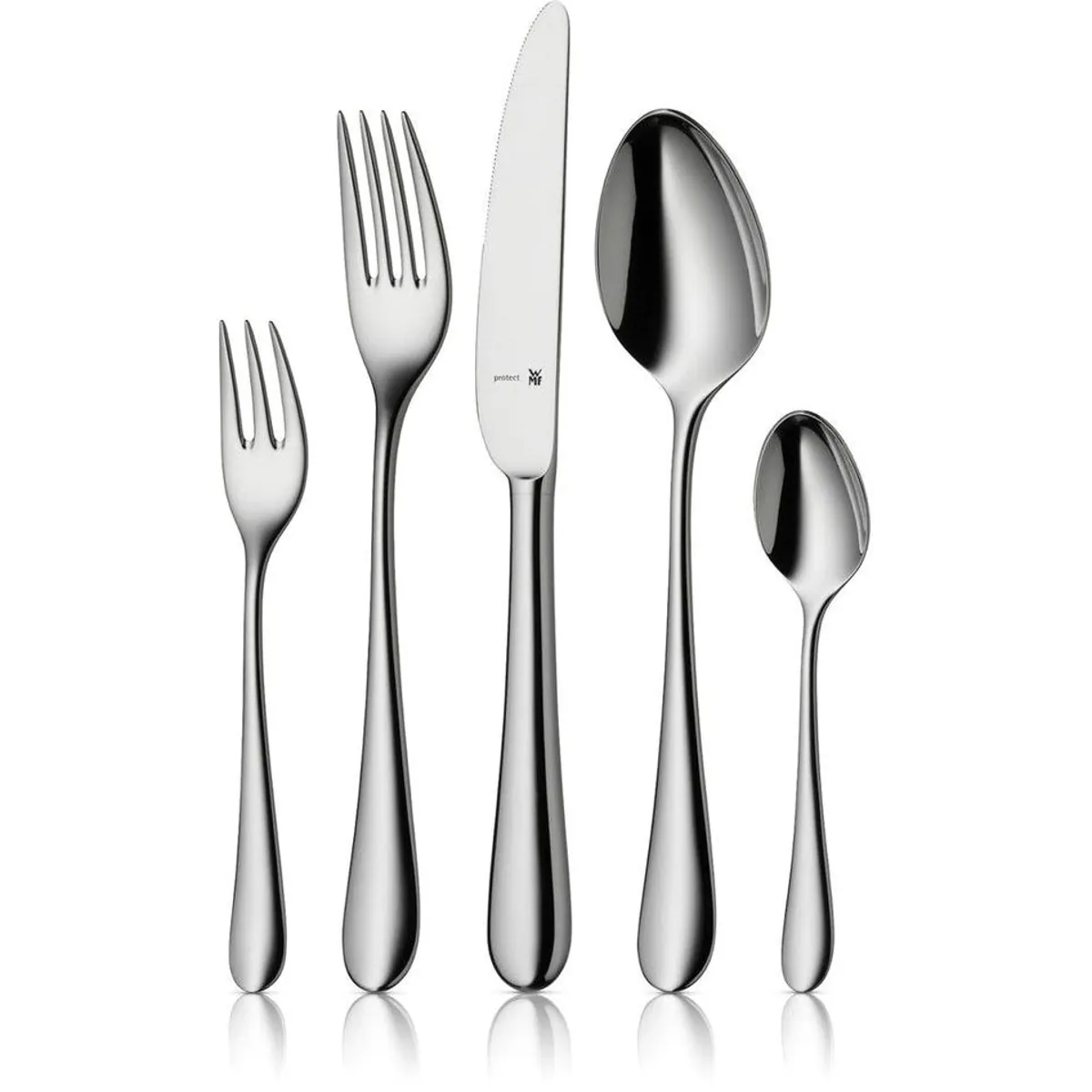 WMF Besteck-Set Merit, 30-teilig, für 6 Personen, rostfreier Edelstahl