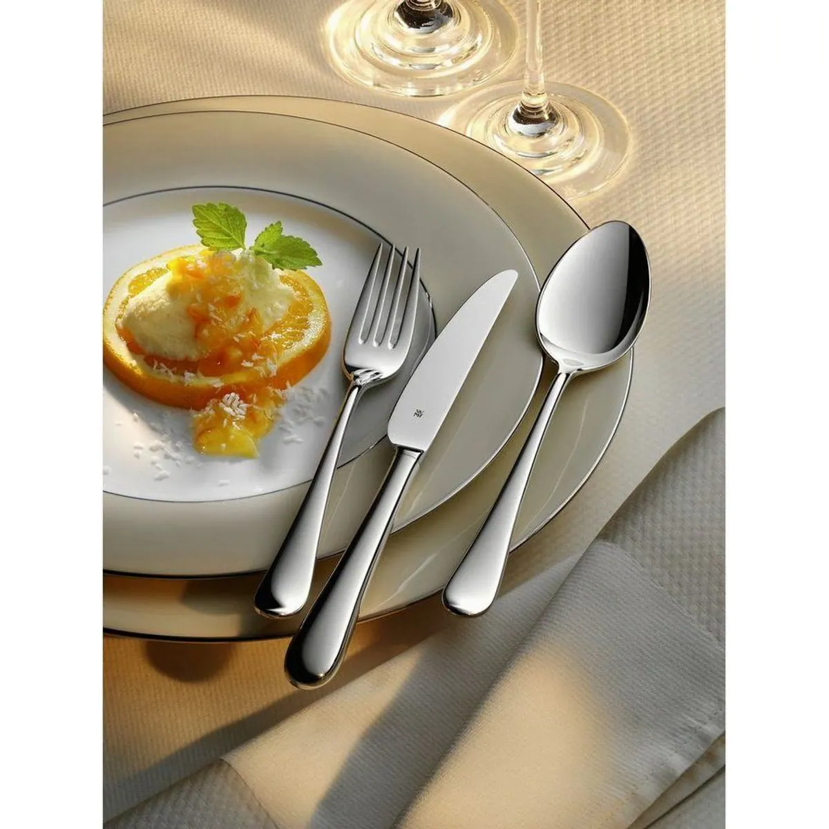 WMF Besteck-Set Merit, 30-teilig, für 6 Personen, rostfreier Edelstahl 3