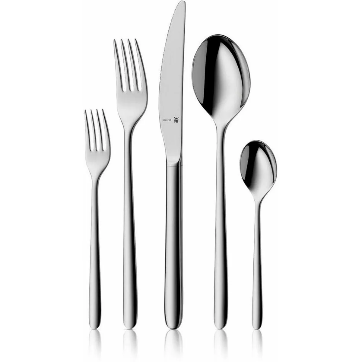 WMF Besteck-Set Flame Plus, 30-teilig, ergonomisch & rostfrei