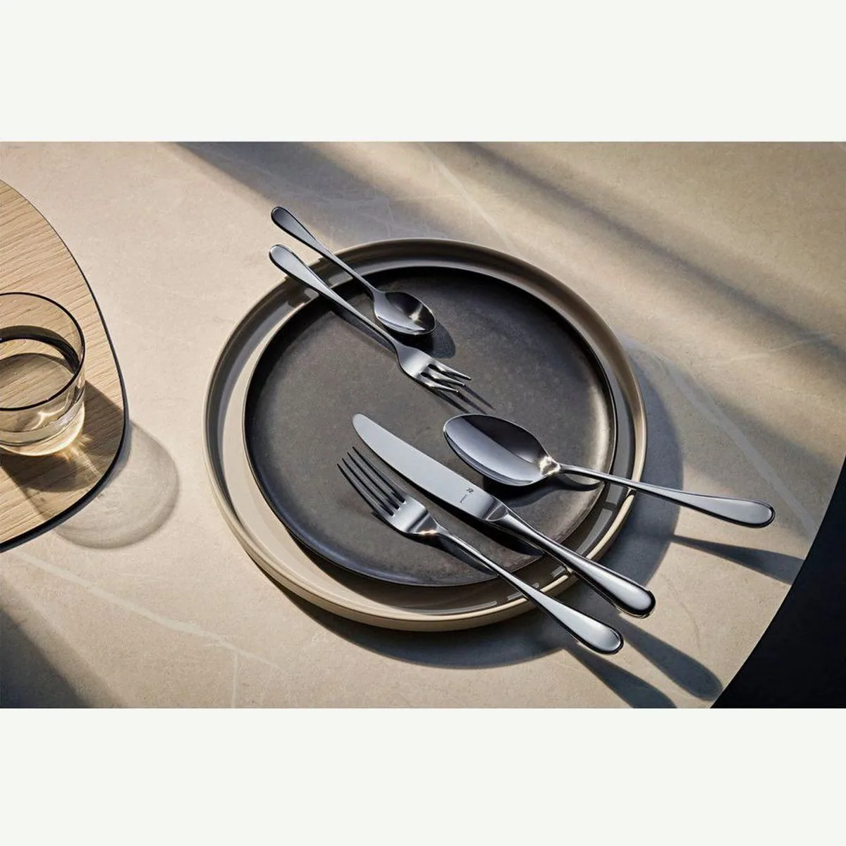 WMF Besteck-Set Kent Plus, 30-teilig, ergonomisch, Cromargan protect 3