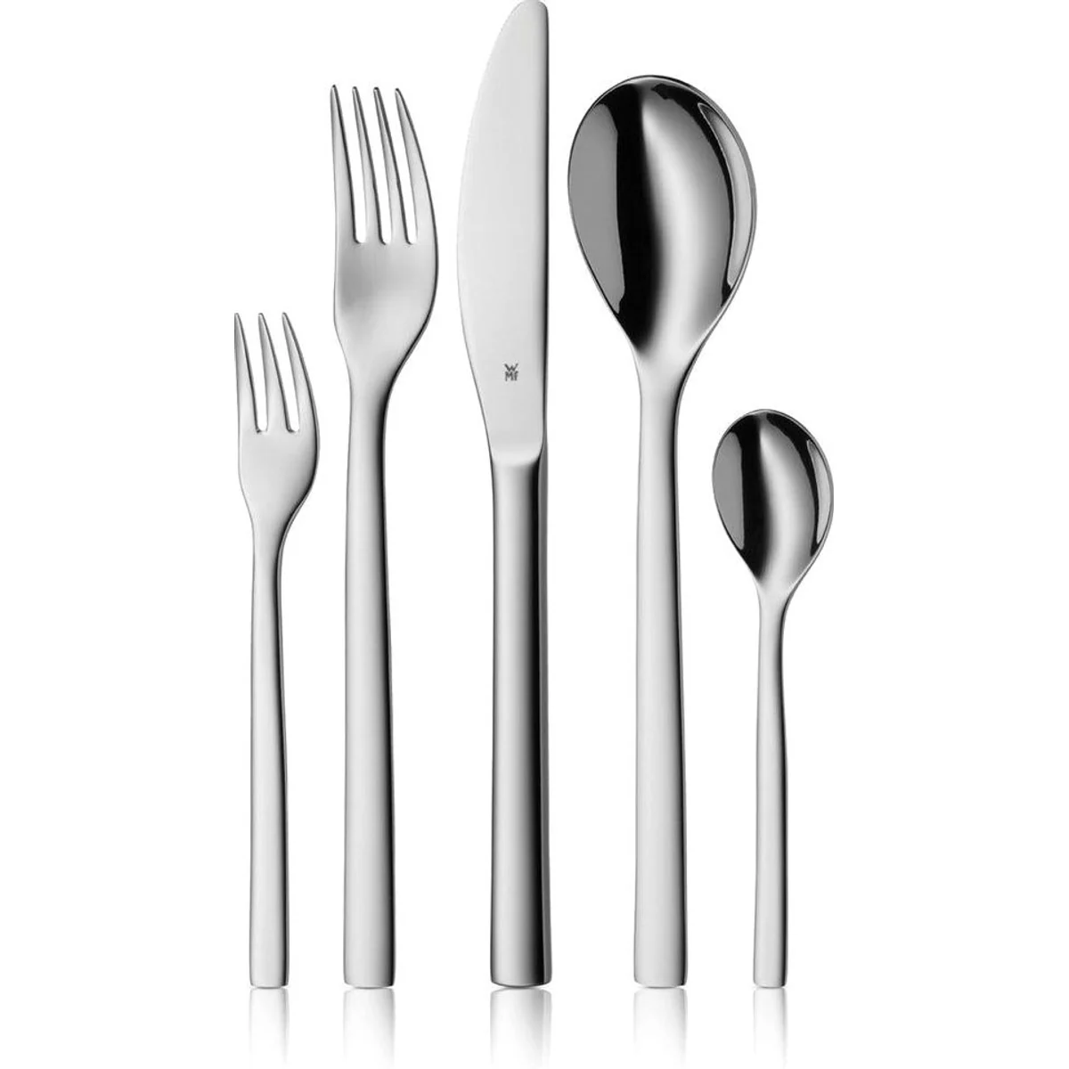 WMF Atria Besteck-Set, 30-teilig, für 6 Personen, Cromargan Edelstahl 18/10