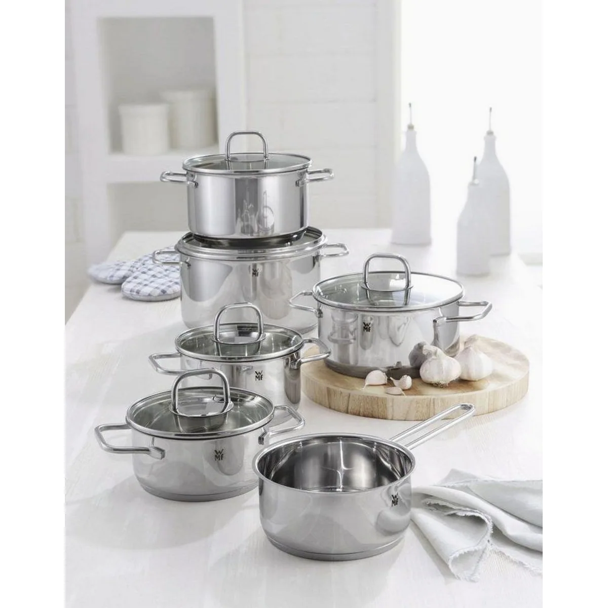 WMF Topf-Set Inspiration Induktion, energiesparend, robust — 11-teilig 2