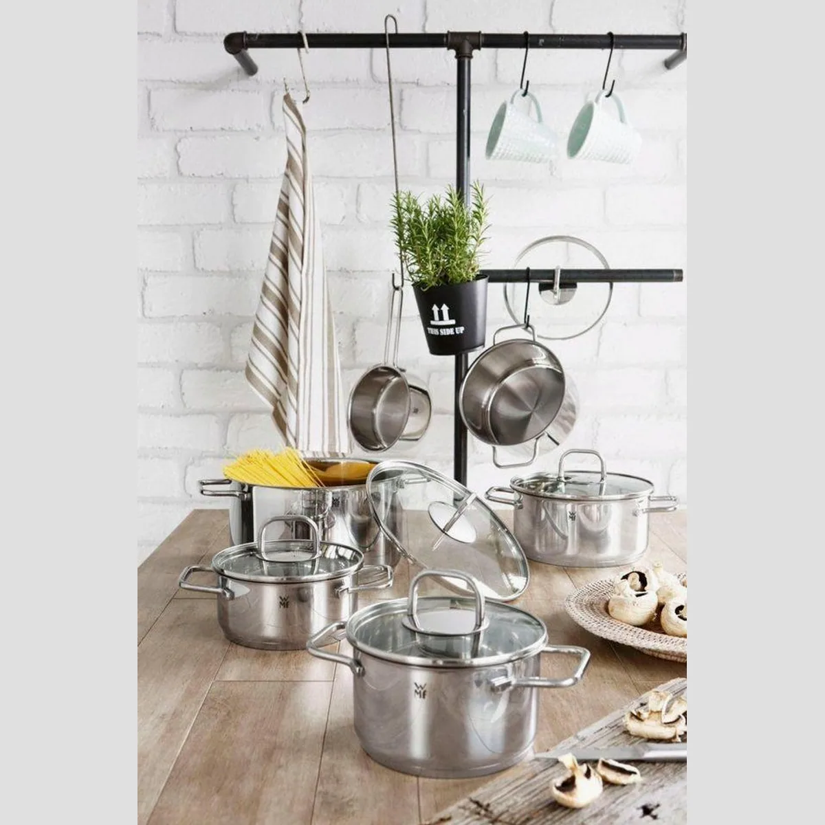 WMF Topf-Set Inspiration Induktion, energiesparend, robust — 11-teilig 4