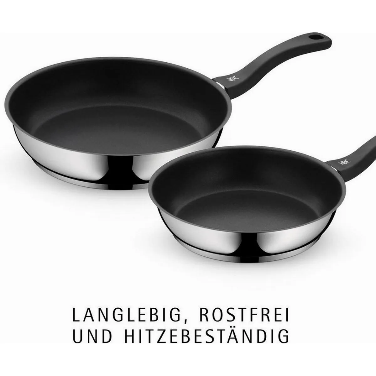 WMF Pfannen-Set Devil, 3-tlg., Induktionsgeeignet, Ergonomischer Griff 3