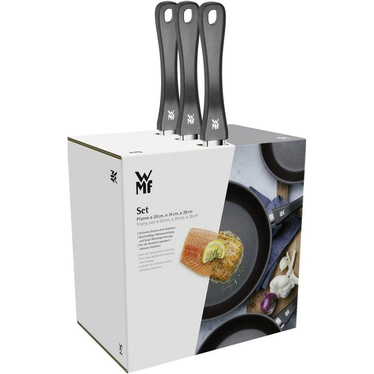 WMF Pfannen-Set Devil, 3-tlg., Induktionsgeeignet, Ergonomischer Griff 5