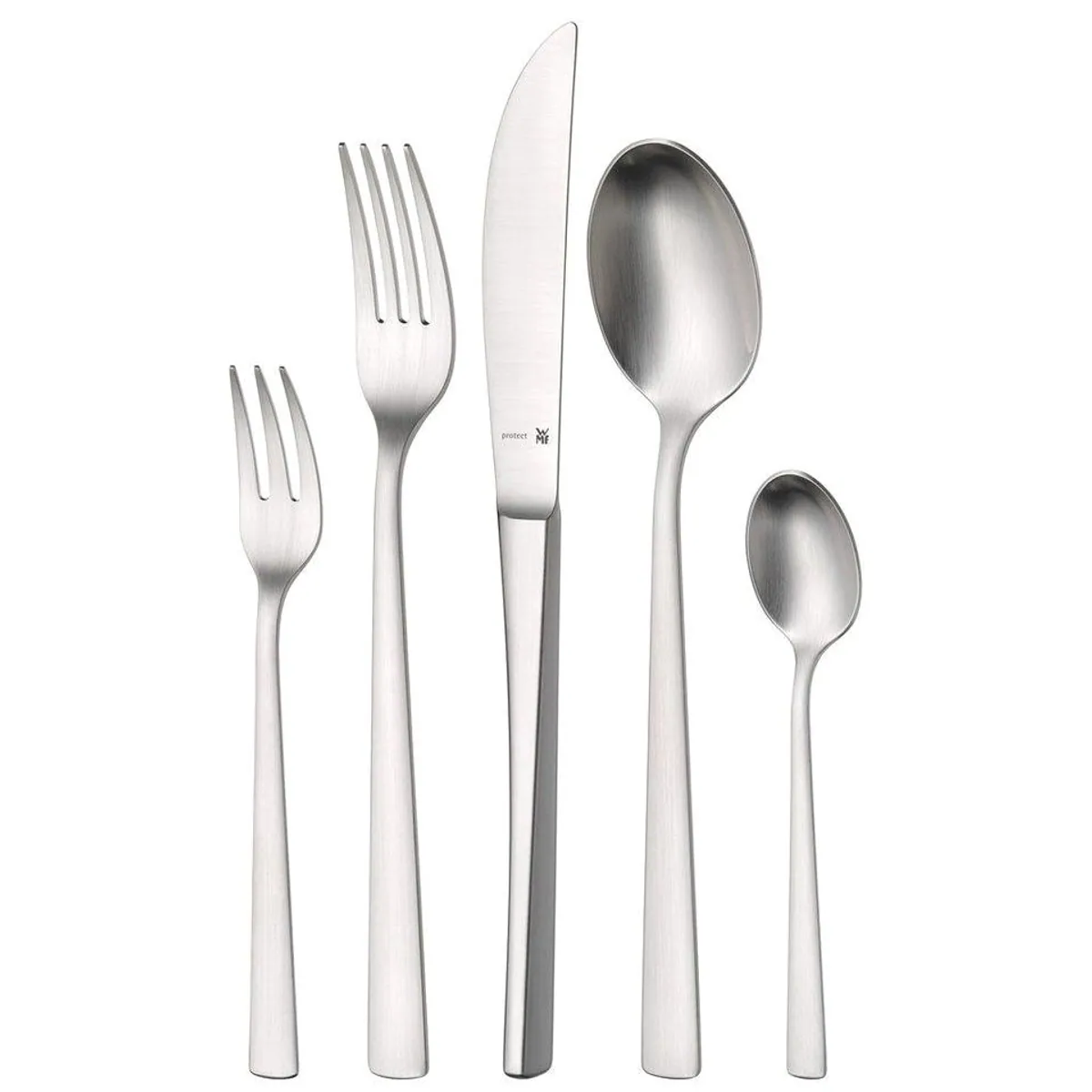 WMF Corvo Besteck-Set, 66-teilig für 12 Personen, kratzresistent und langlebig