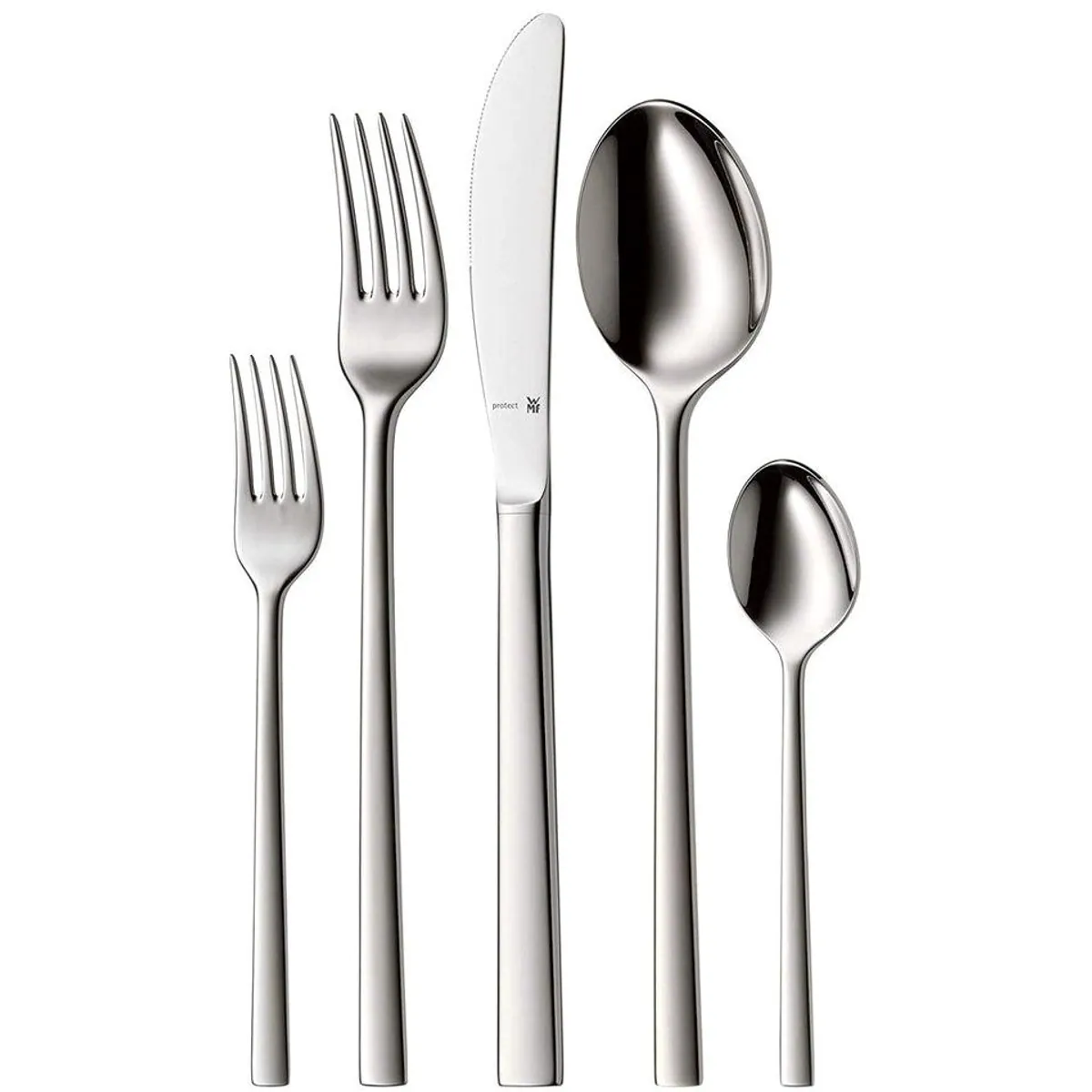 WMF Besteck-Set Sonic, 66-teilig, für 12 Personen, extrem kratzresistent 2