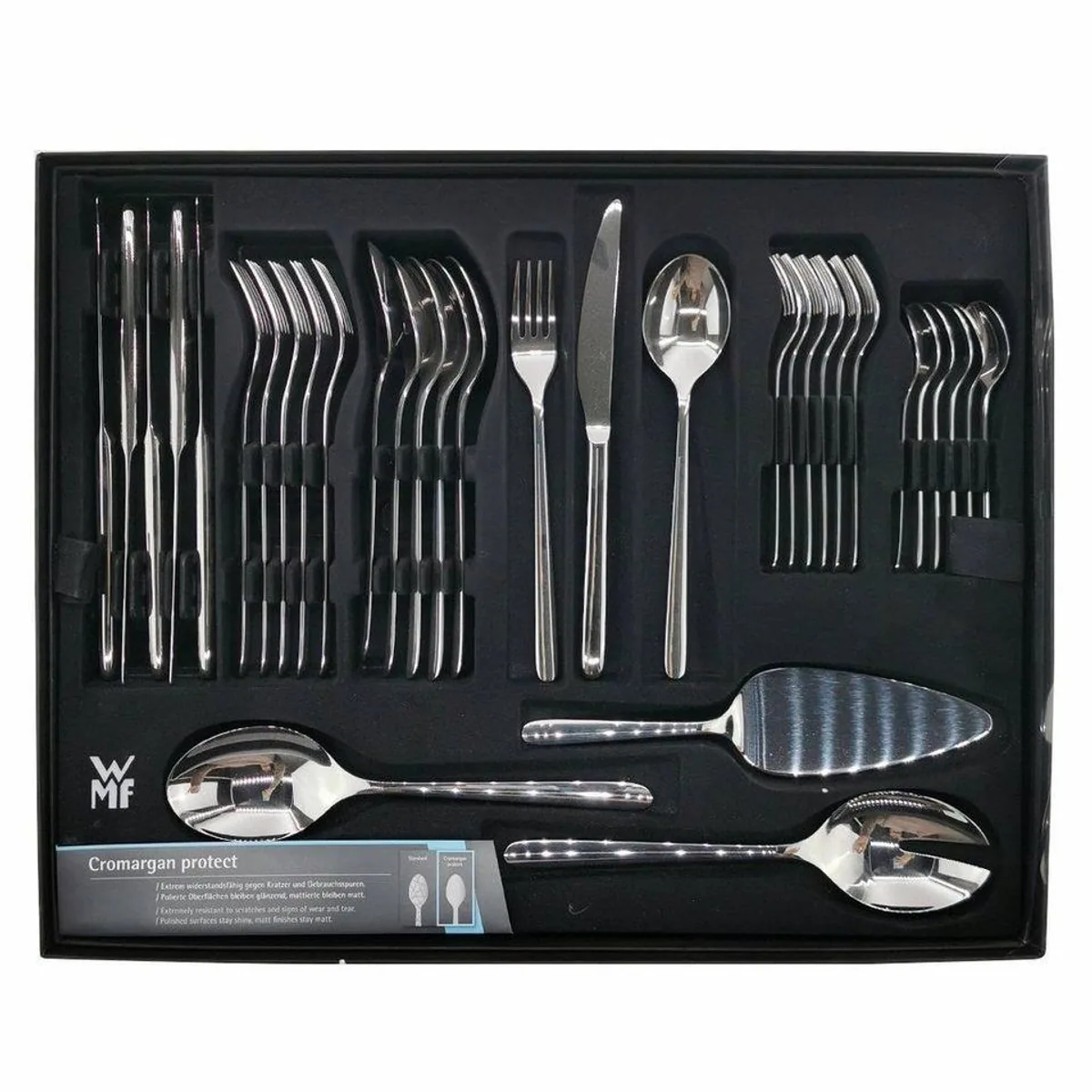WMF Flame Plus Besteck-Set, 66-teilig, Cromargan protect, Edelstahl 2