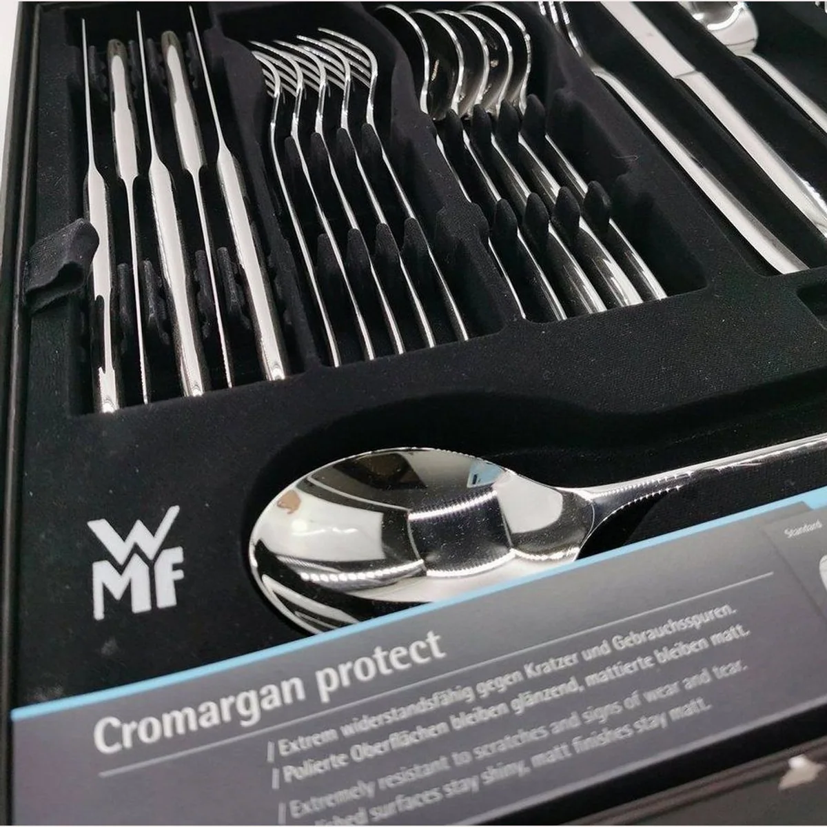 WMF Flame Plus Besteck-Set, 66-teilig, Cromargan protect, Edelstahl 4