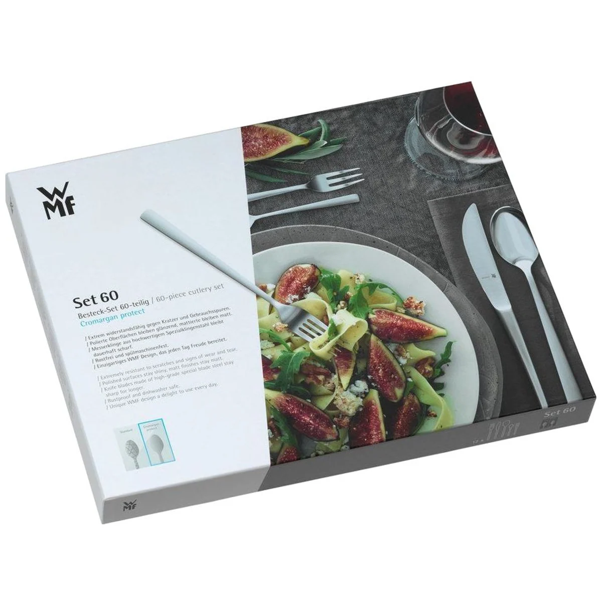 WMF Alteo Besteck-Set, 60-teilig, Cromargan Edelstahl rostfrei 18/10, geschmacksneutral 2