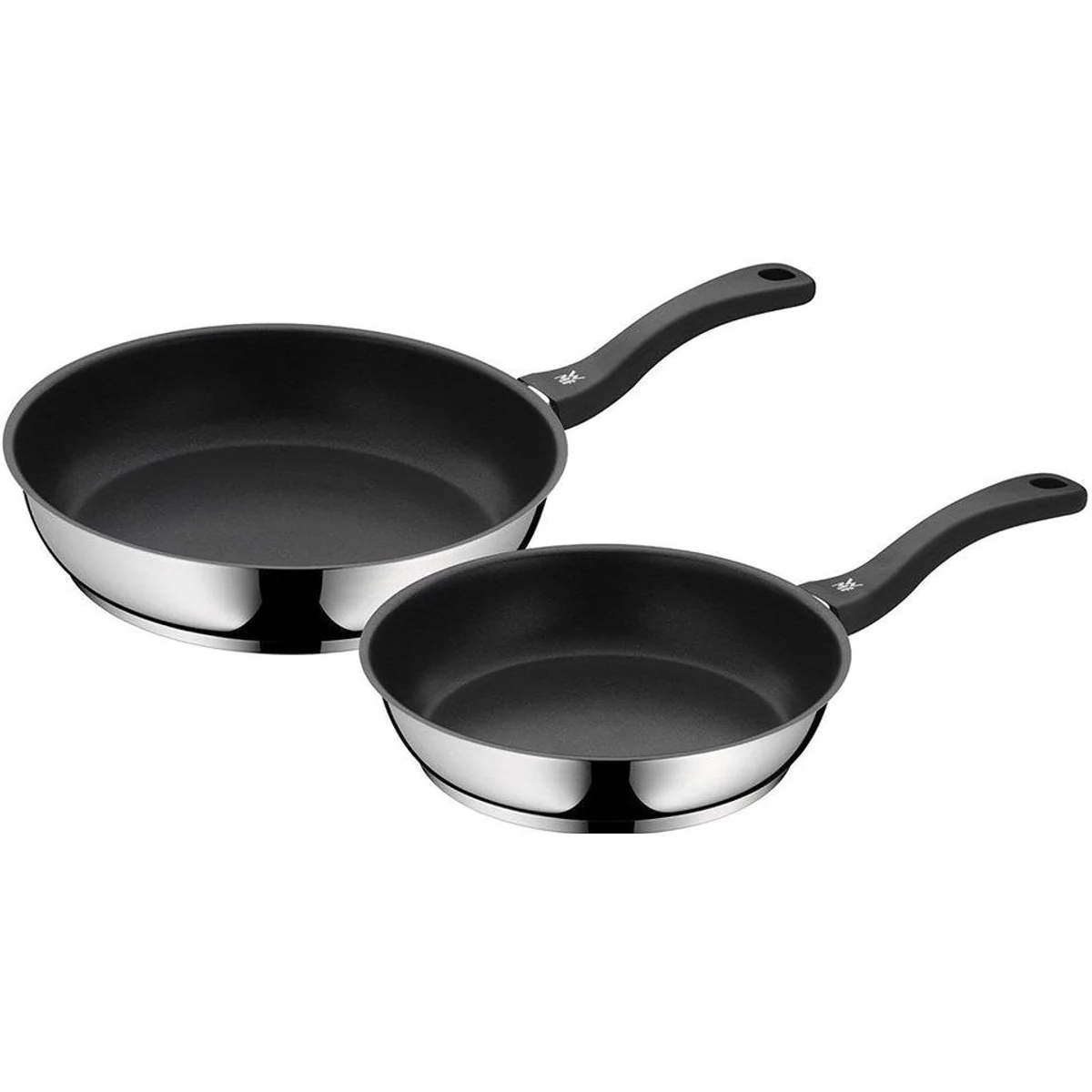 WMF Devil Pfannen-Set, 2-tlg., robuste Antihaftversiegelung, TransTherm-Allherdboden