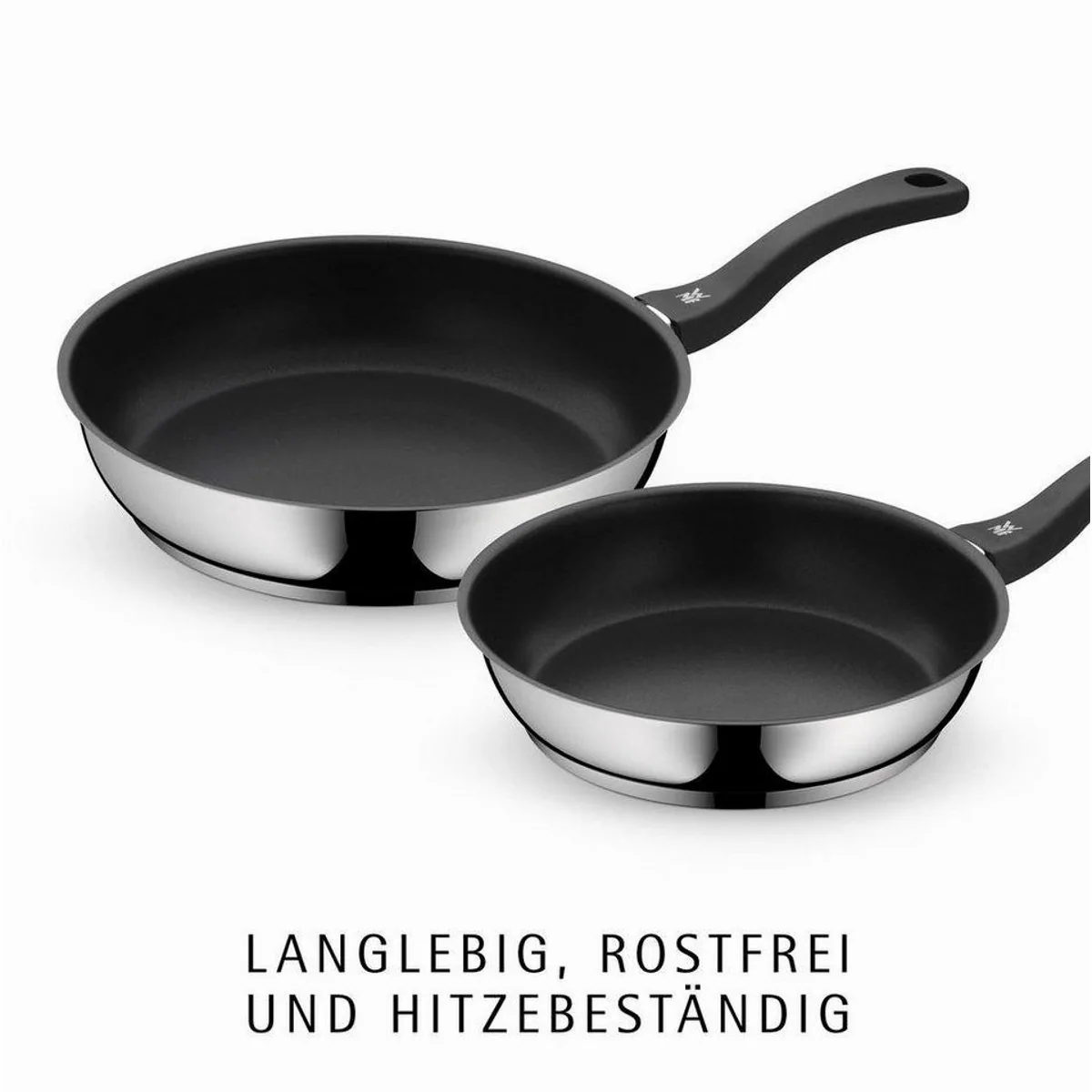 WMF Devil Pfannen-Set, 2-tlg., robuste Antihaftversiegelung, TransTherm-Allherdboden 3