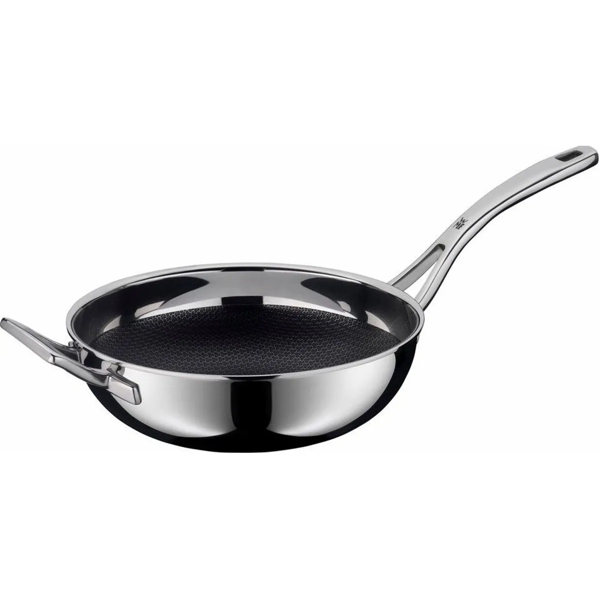 WMF Wok Profi Resist, 28 cm, kratzfest, Antihaftversiegelung, mehrschichtiger Aufbau