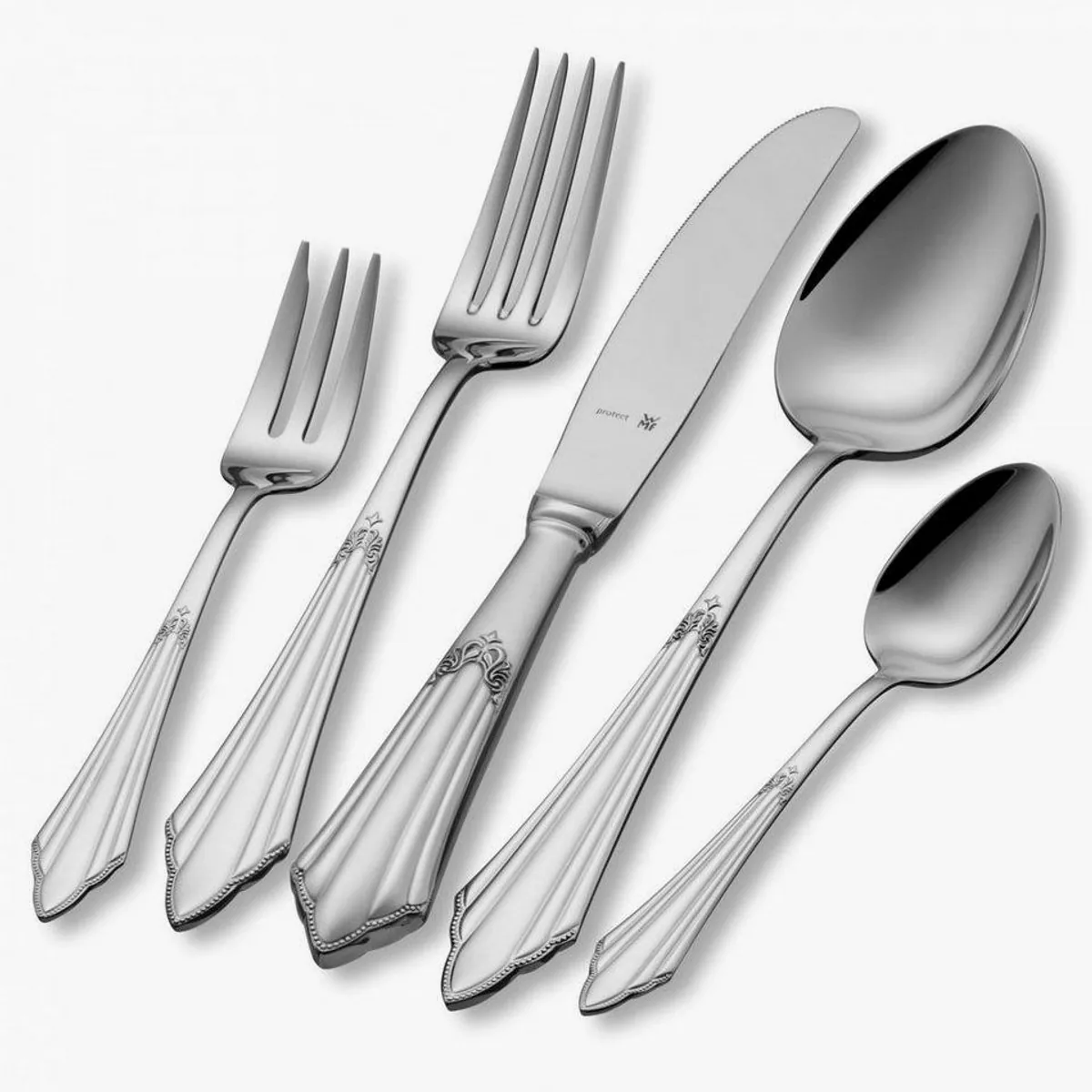 WMF Besteck-Set Fächer, 66-teilig, kratzbeständig, spülmaschinengeeignet 2