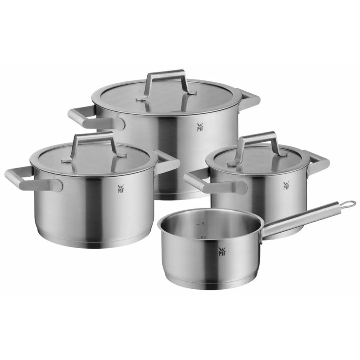 WMF Comfort Line Topf-Set, 4-teilig, Cromargan Edelstahl rostfrei 18/10