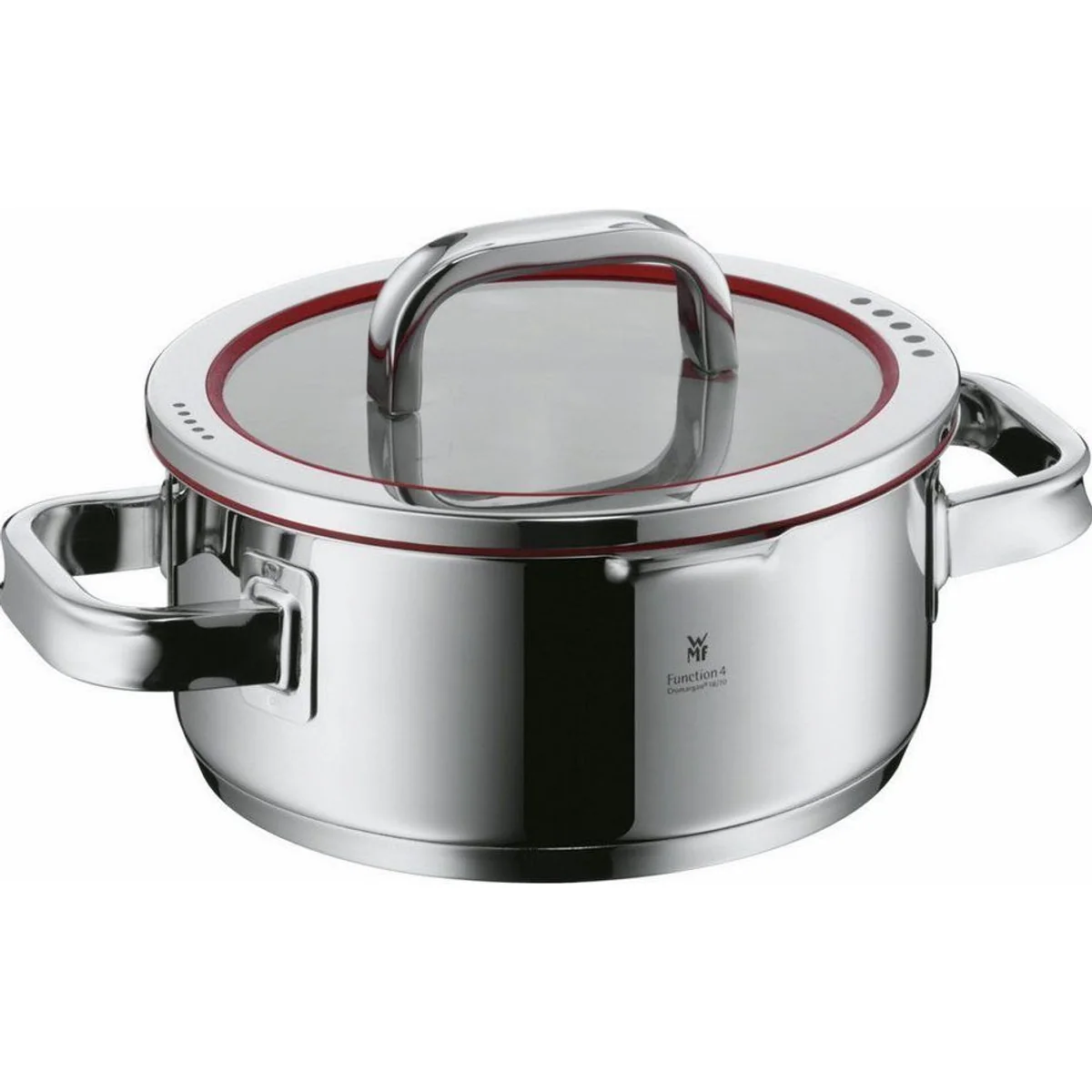 WMF Topf-Set Function 4, vielseitige Abgießfunktionen, langlebiger Cromargan Edelstahl 3