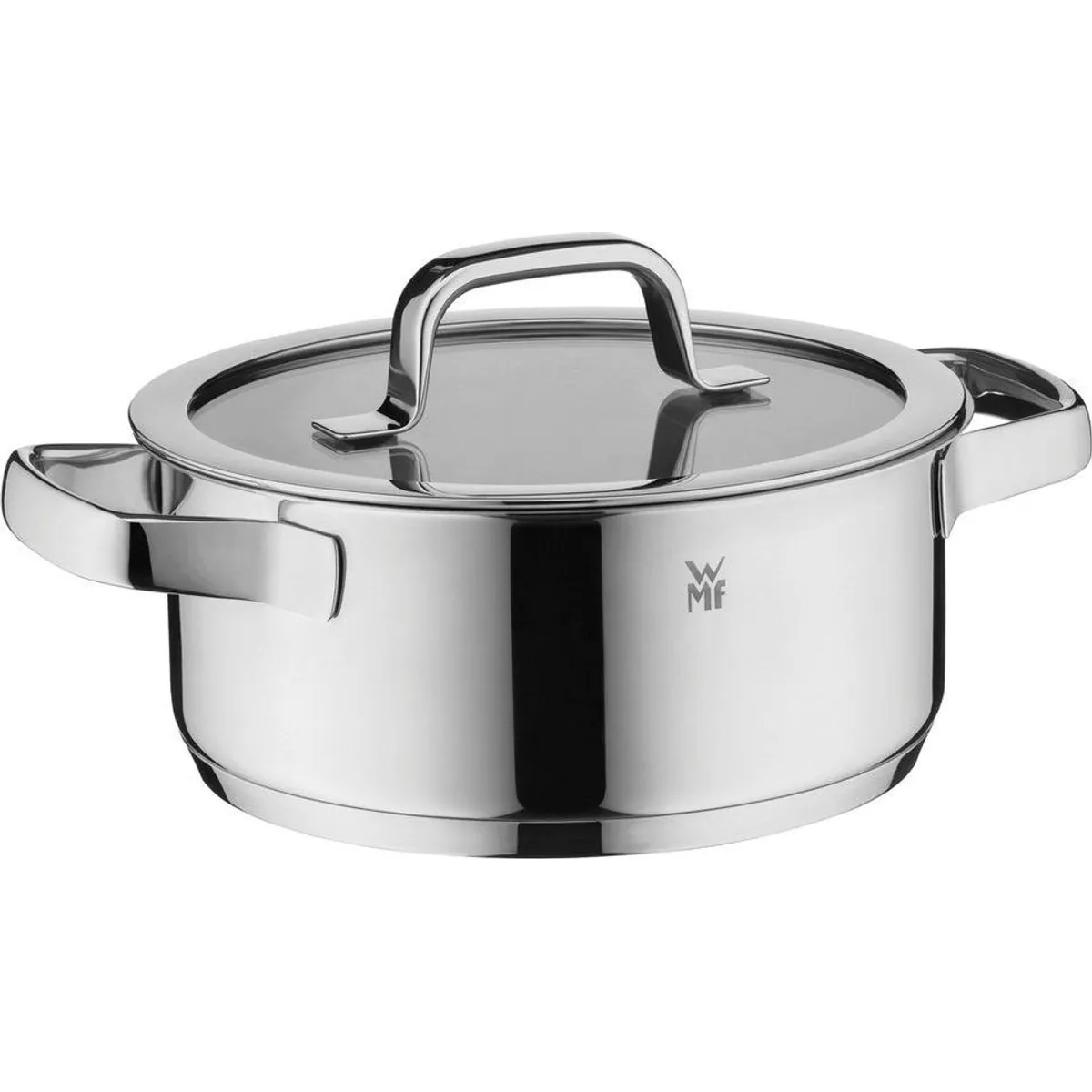 WMF Compact Cuisine Topf-Set, platzsparend stapelbar, energiesparend — 9-tlg. Set aus Cromargan Edelstahl 3