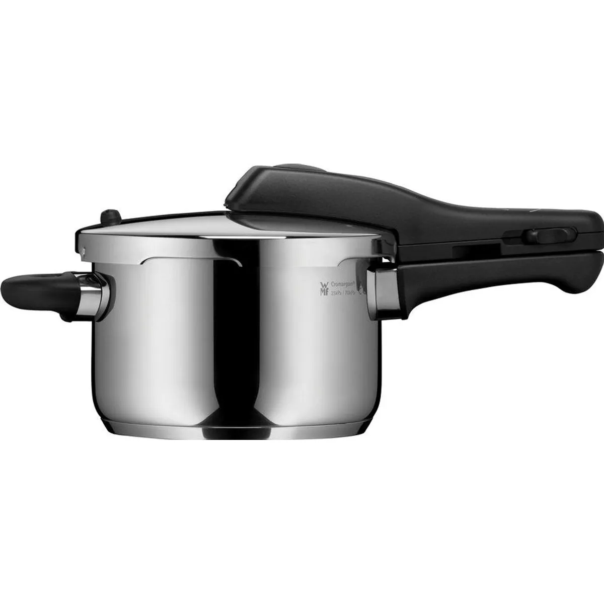 WMF Perfect Schnellkochtopf, Cromargan Edelstahl, 7-stufiges Sicherheitssystem 2