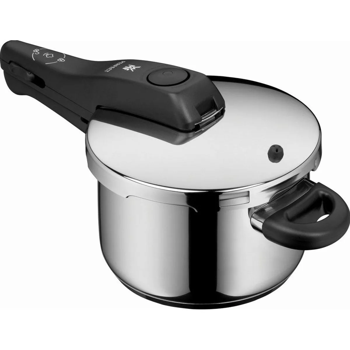 WMF Perfect Schnellkochtopf, Cromargan Edelstahl, 7-stufiges Sicherheitssystem 5
