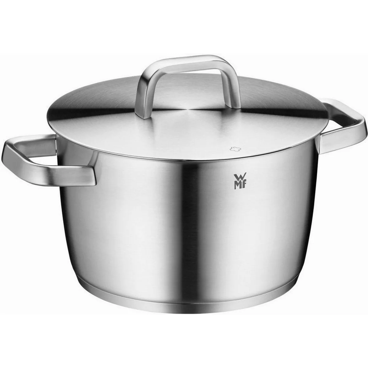WMF Iconic Topf-Set, 2-teilig, rostfreier Edelstahl, wärmereduzierende Griffe 2