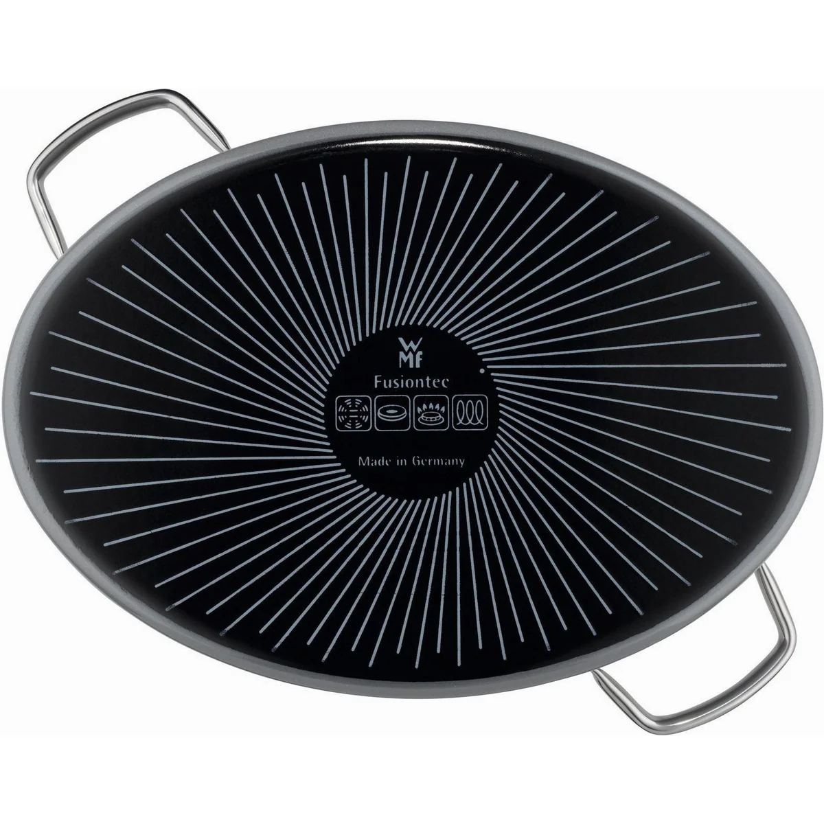 WMF Fusiontec Mineral Bräter, oval 36 cm, Glasdeckel, hohe Funktionalität 4