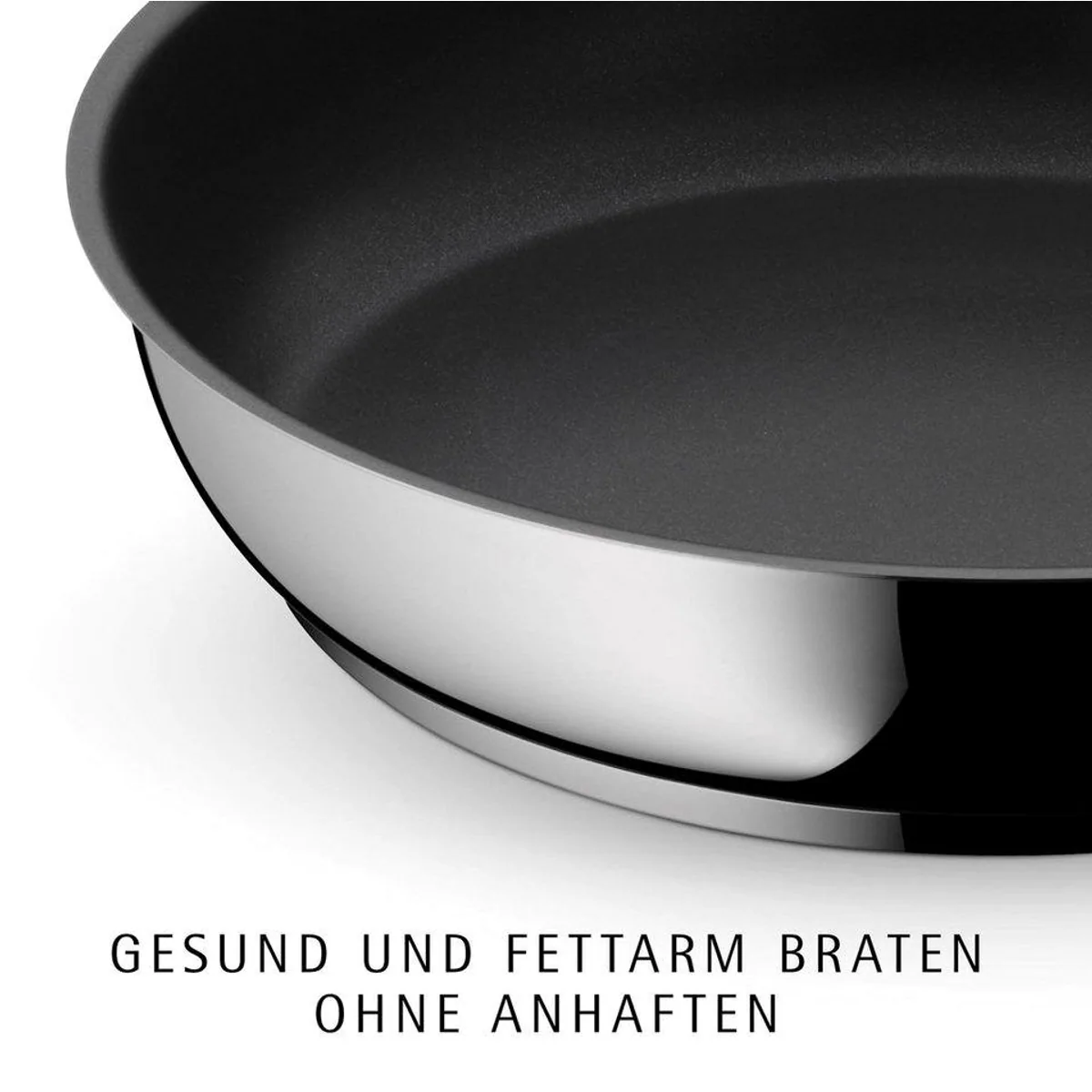 WMF Devil Pfannen-Set, 20 cm & 28 cm, Edelstahl, Antihaftbeschichtung, Induktionsgeeignet 2