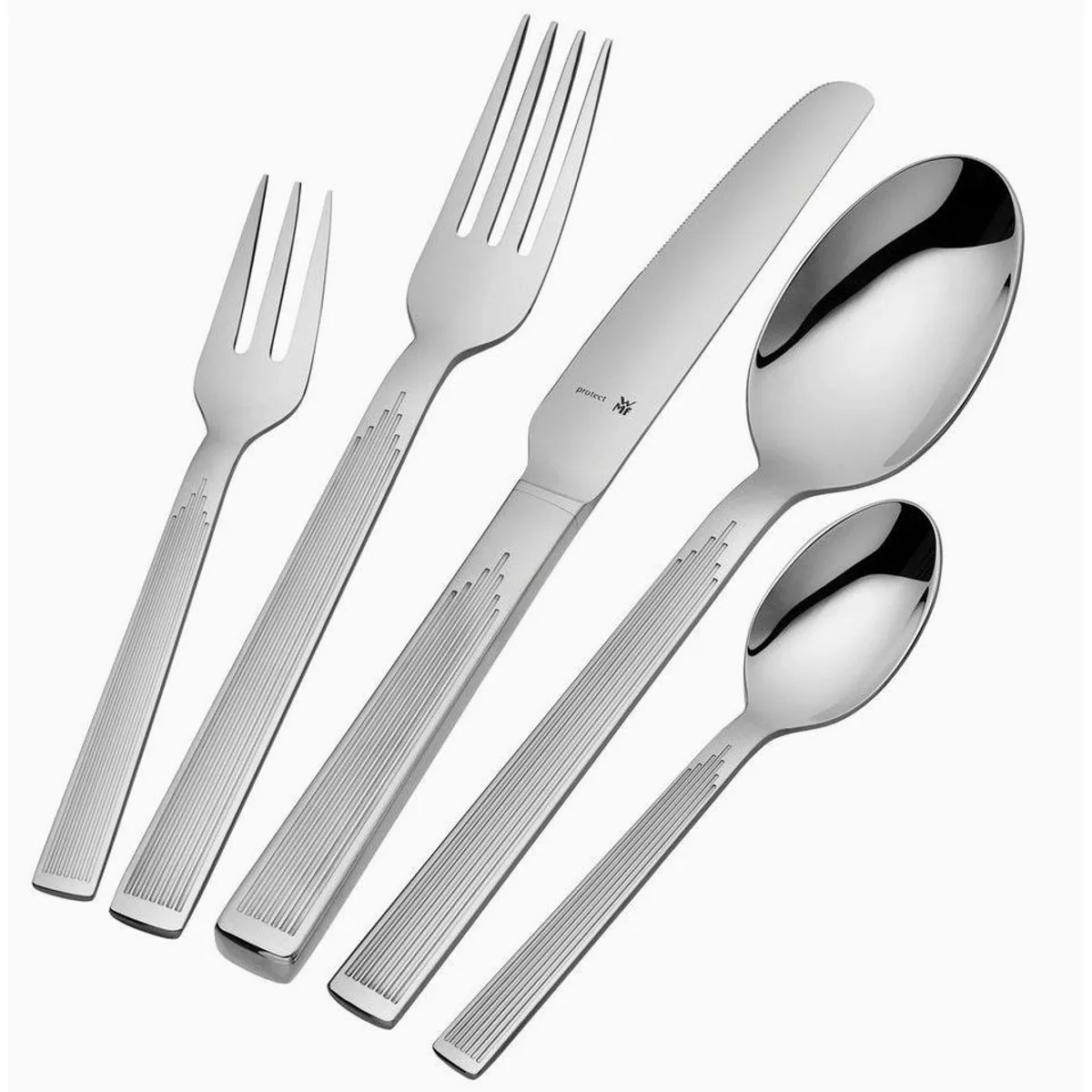 WMF Besteck-Set Art Deco, 66-teilig, edle Optik, spülmaschinenfest, langlebig