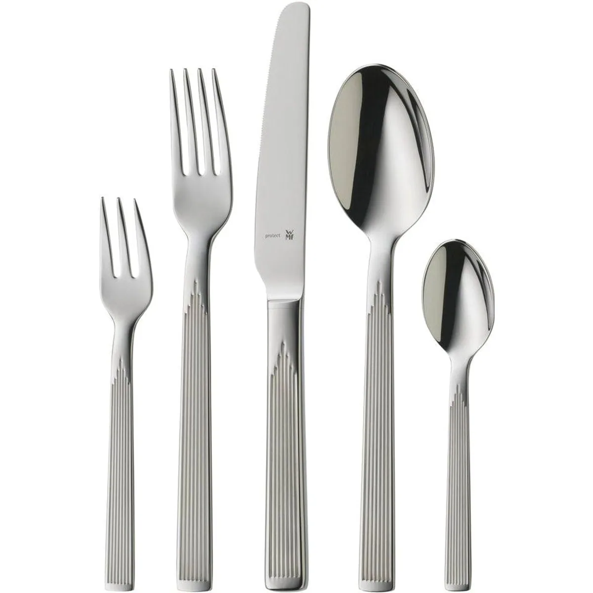 WMF Besteck-Set Art Deco, 66-teilig, edle Optik, spülmaschinenfest, langlebig 2