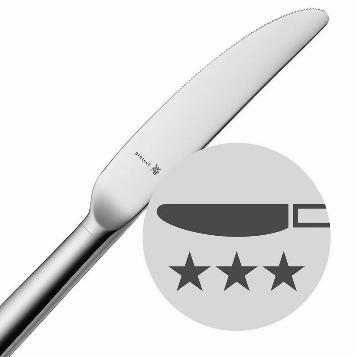 WMF Art Deco Besteck-Set, 30-teilig, edle Optik, spülmaschinenfest, kratzresistent 4