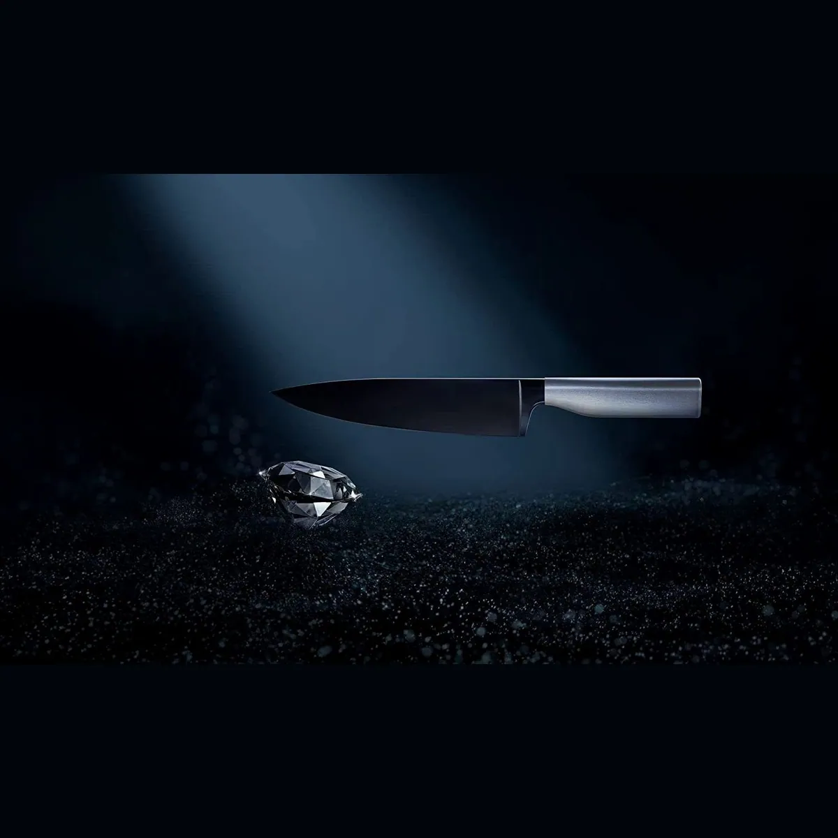 WMF Ultimate Black Fleischmesser, 20 cm, ergonomischer Griff, effektiver Fingerschutz 2