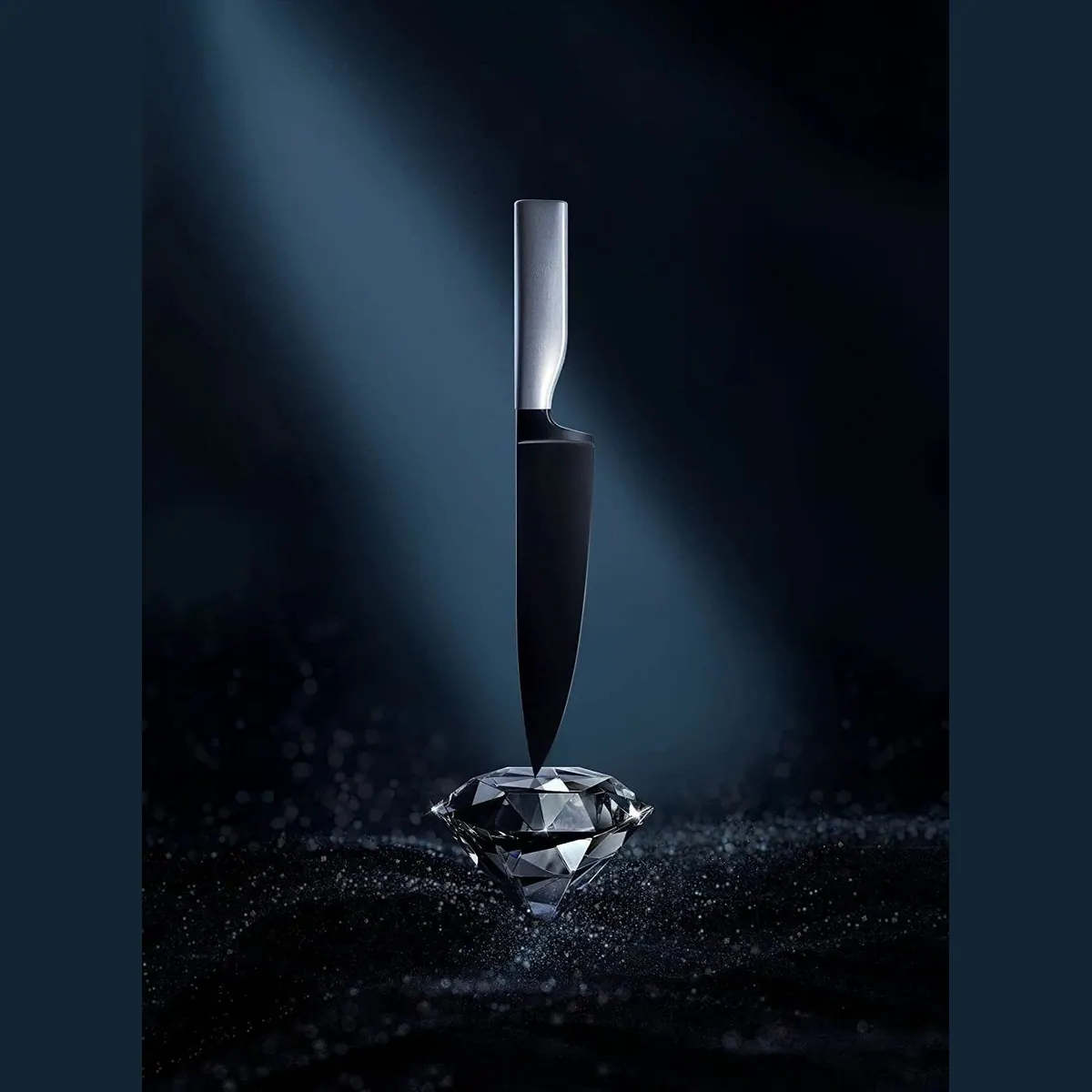 WMF Ultimate Black Fleischmesser, 20 cm, ergonomischer Griff, effektiver Fingerschutz 3