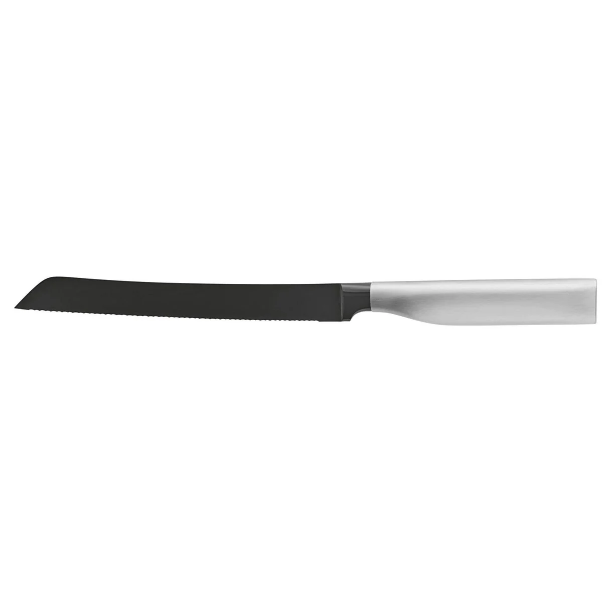WMF Ultimate Black Brotmesser, 19 cm, ergonomischer Griff, effektiver Fingerschutz