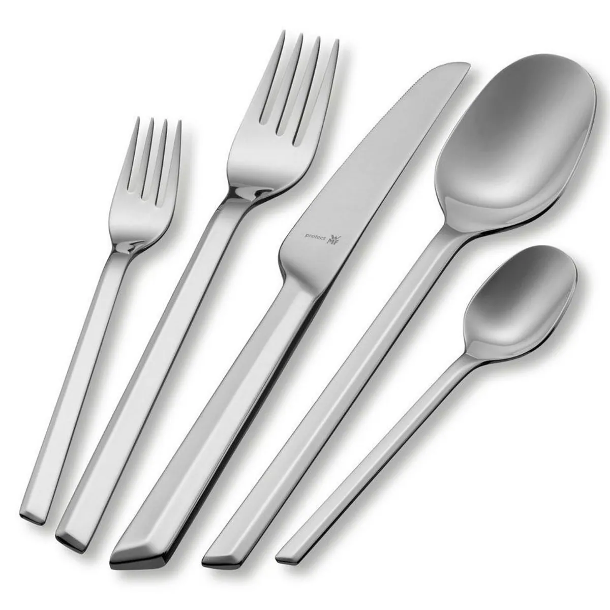 WMF Kineo Besteck-Set, 30 Teile für 6 Personen, ergonomisch und kratzfest 2