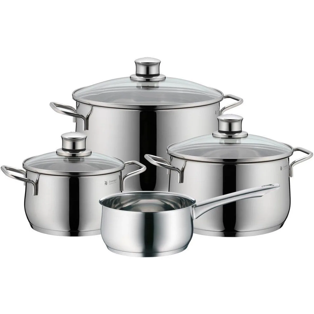 WMF Diadem Plus Topf-Set, 4-teilig, vielseitig und robust