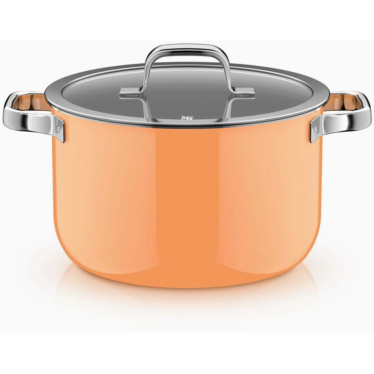 WMF Fusiontec Mineral Pro Topf-Set, 4-teilig, induktionsgeeignet, Papaya Orange 4