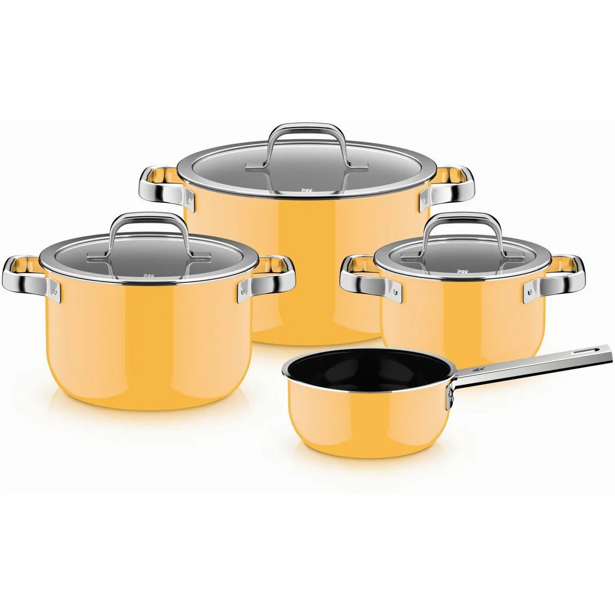 WMF Fusiontec Mineral Pro Topf-Set, 4-teilig, kratzfest, für alle Herdarten geeignet