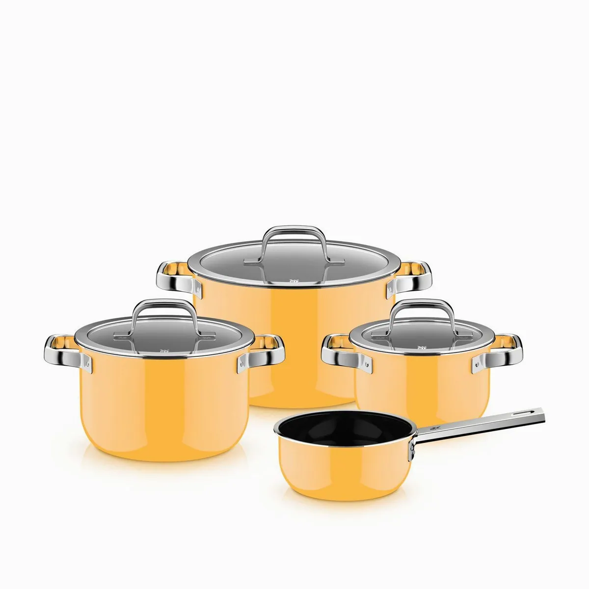 WMF Fusiontec Mineral Pro Topf-Set, 4-teilig, kratzfest, für alle Herdarten geeignet 2