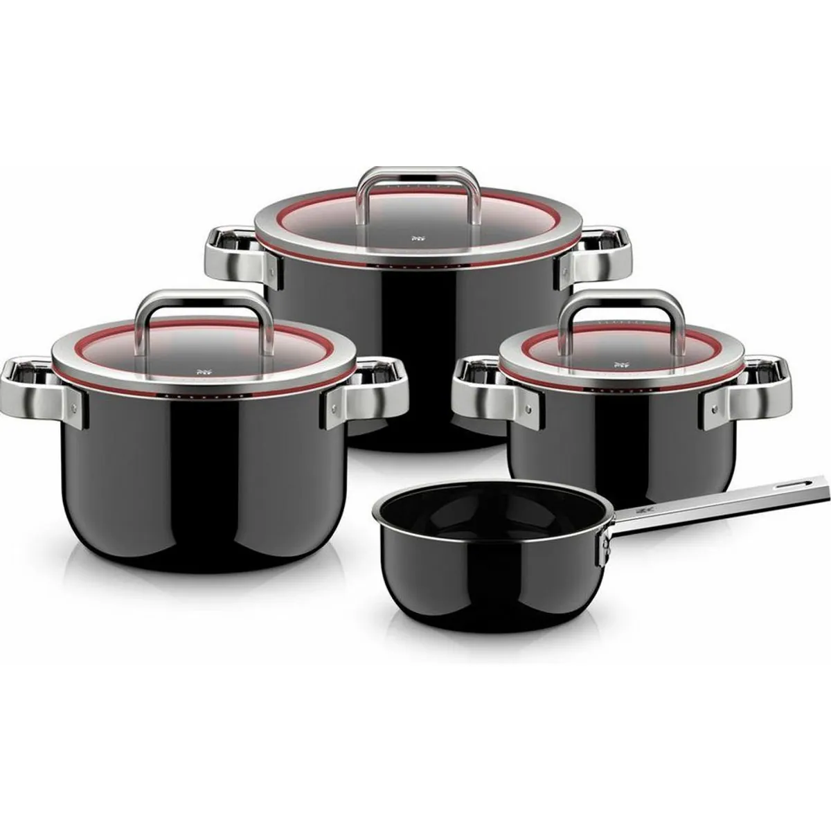 WMF Fusiontec Function Pro Topf-Set, 7-teilig, integrierte Siebfunktion, spülmaschinengeeignet