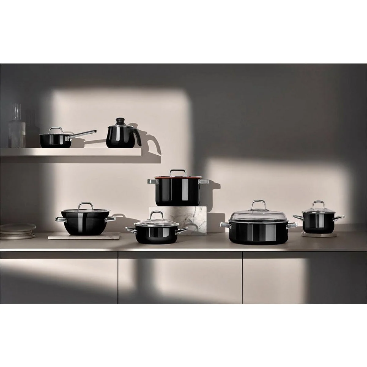 WMF Fusiontec Function Pro Topf-Set, 7-teilig, integrierte Siebfunktion, spülmaschinengeeignet 5