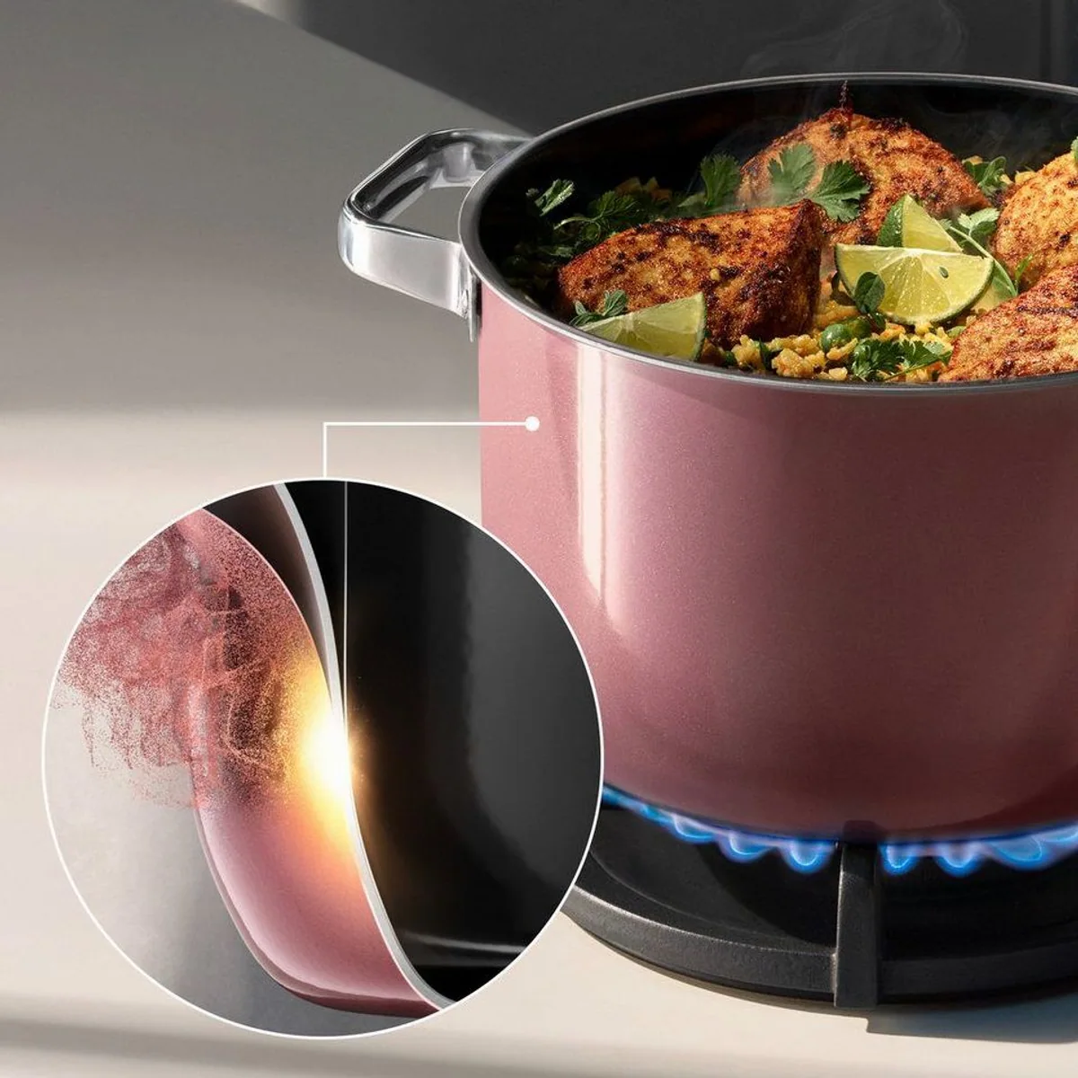 WMF Fusiontec Mineral Pro Topf-Set, 4-teilig, kratzfest und wärmespeichernd 2