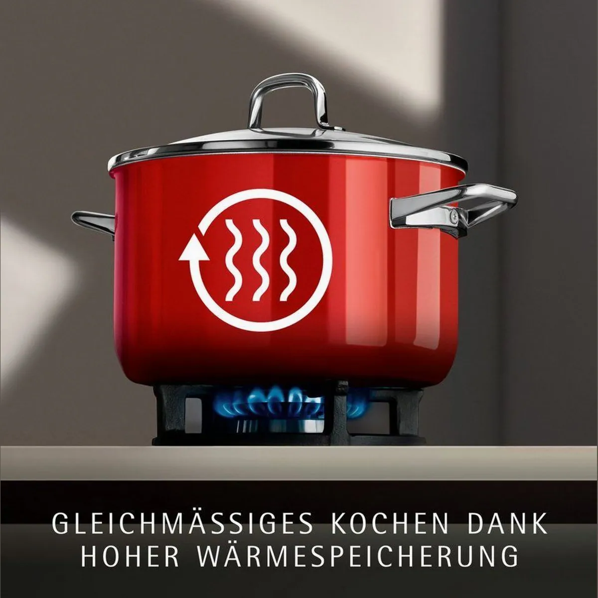 WMF Fusiontec Essential Pro Topf-Set, 7-teilig, kratzfest, wärmereduzierende Hohlgriffe 4