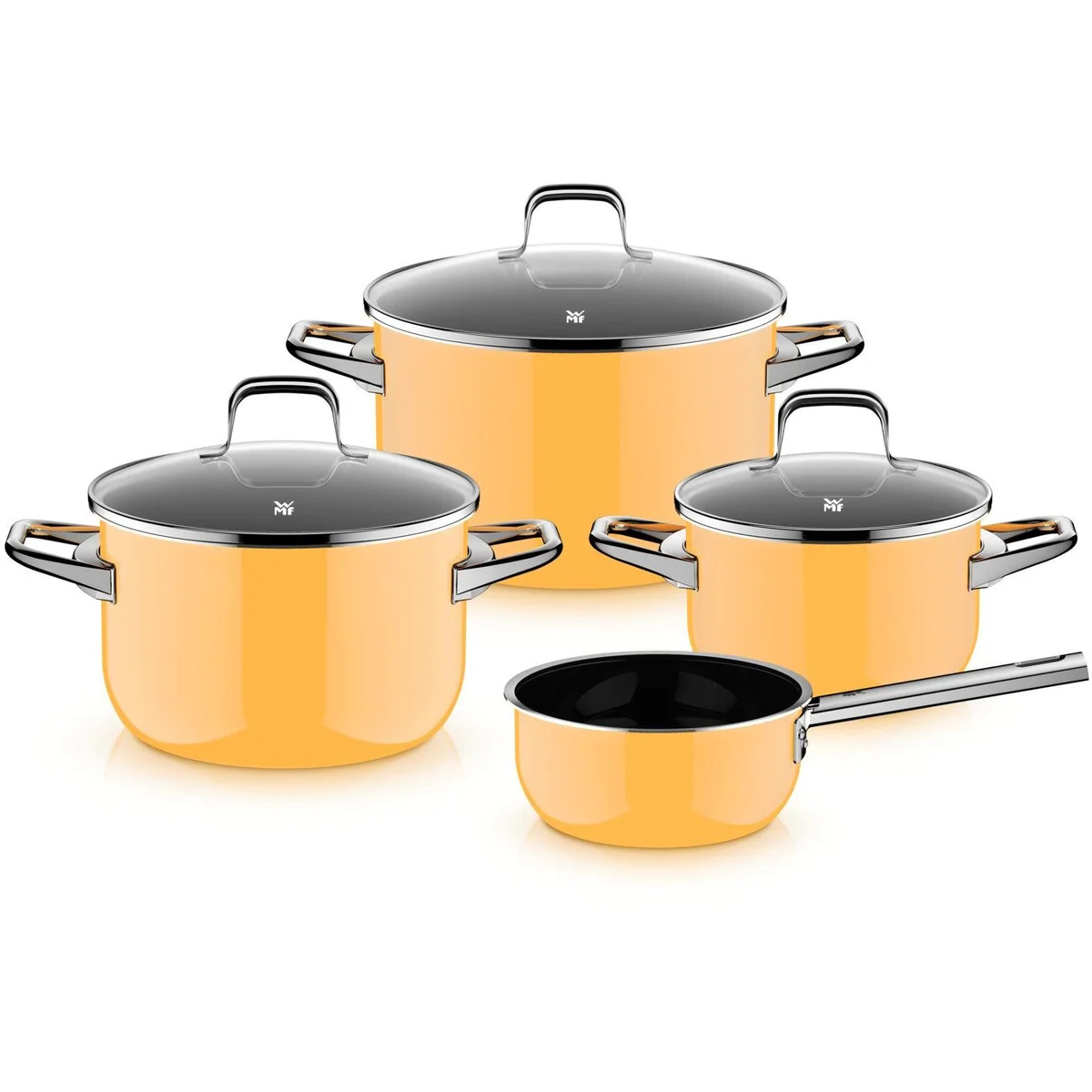 WMF Fusiontec Essential Pro Topf-Set, 4-teilig, induktionsgeeignet, kratzfest