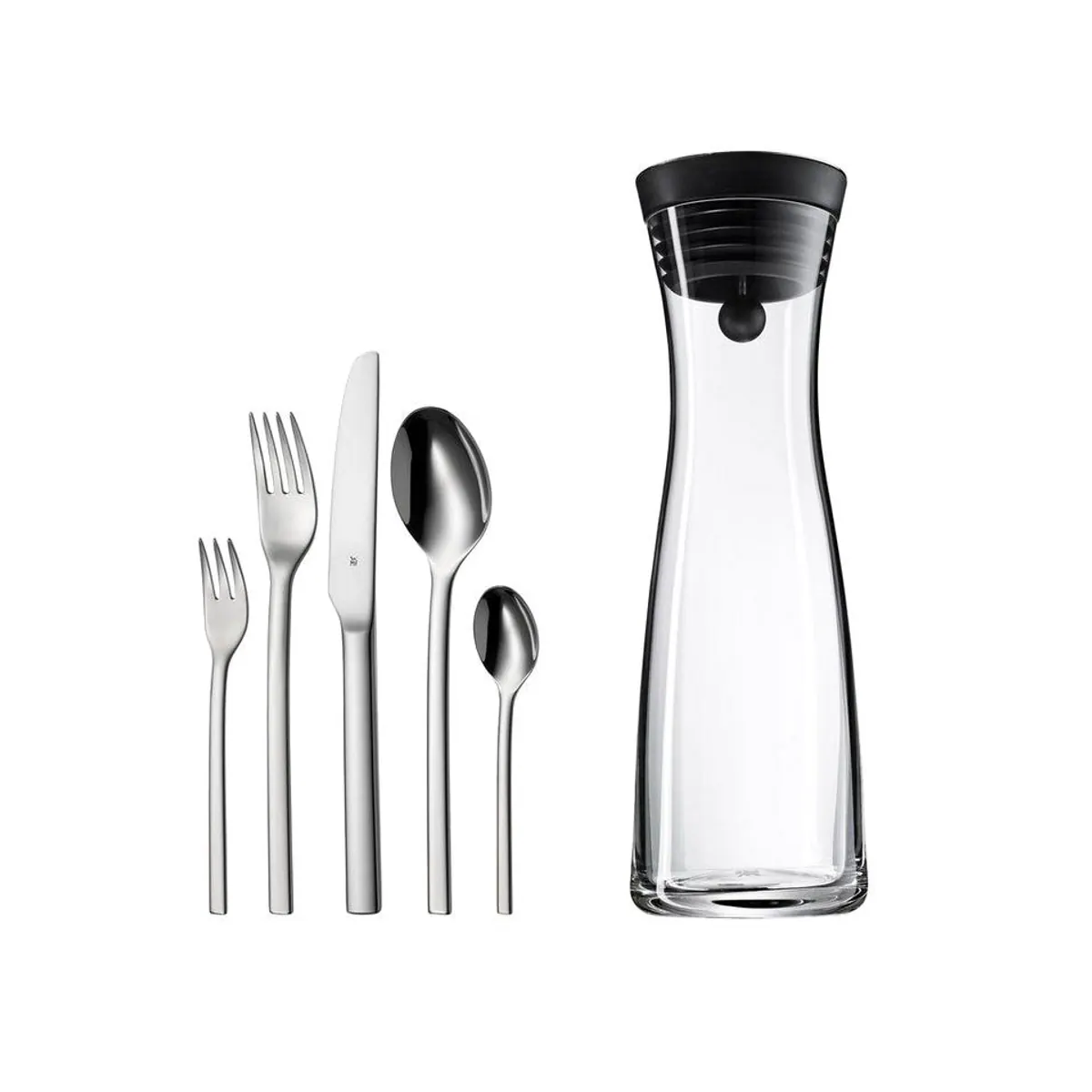 WMF Tavira Besteck-Set für 6 Personen, ergonomisches Design, rostfreier Edelstahl