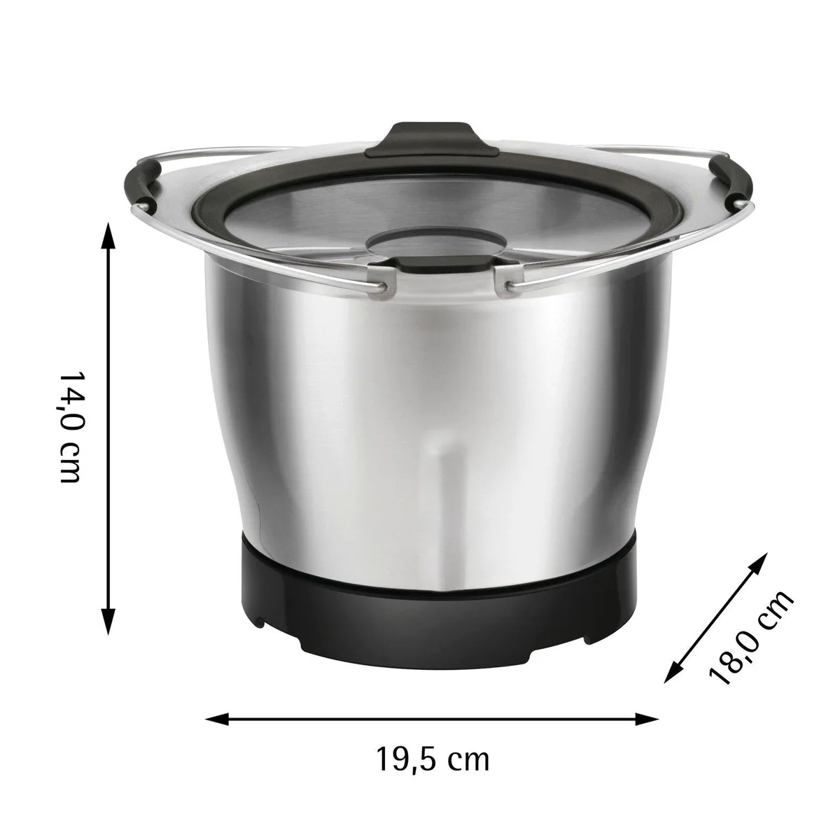 WMF Avantgarde Küchenmaschinenschüssel, 1,4l, 3-teilig, spülmaschinengeeignet