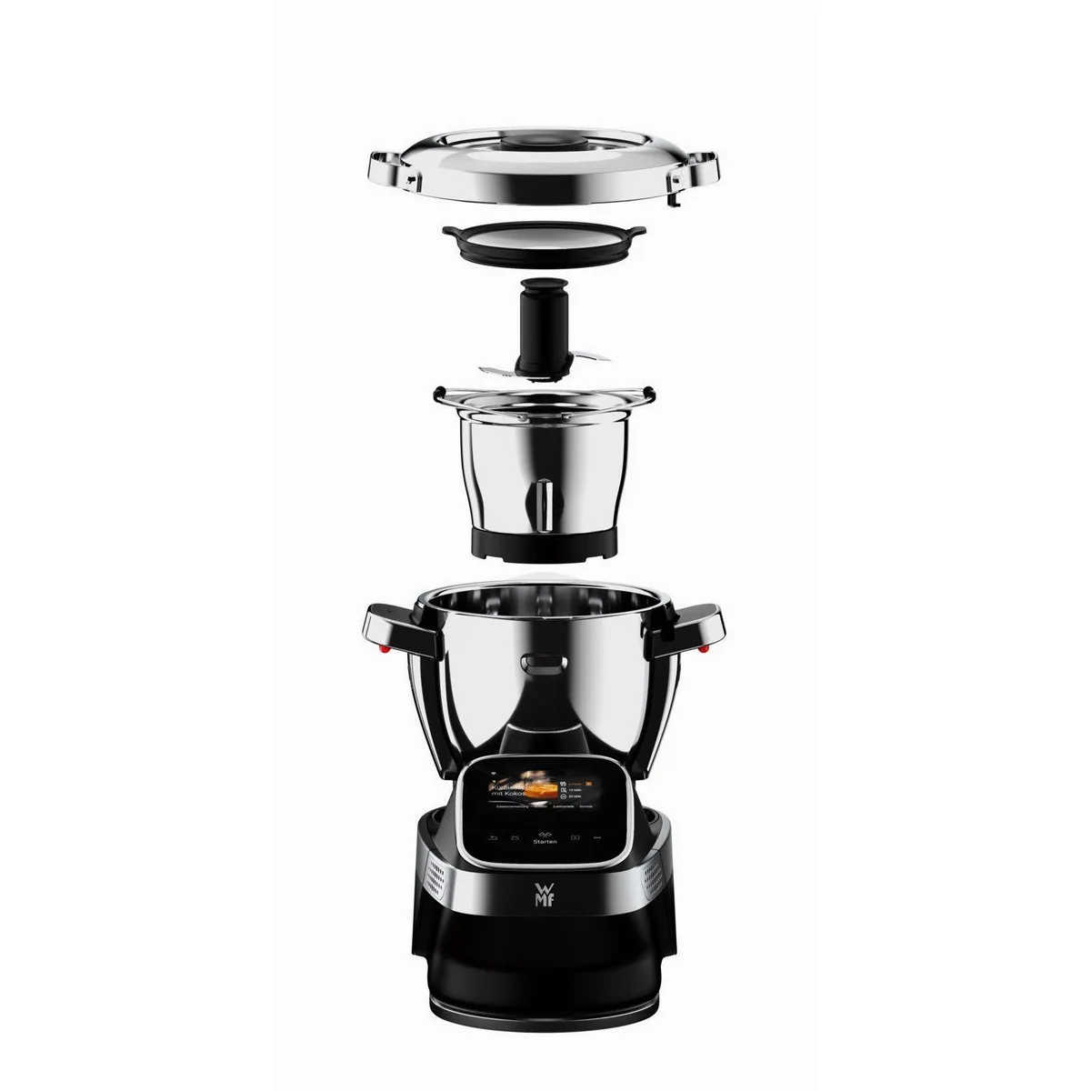 WMF Avantgarde Küchenmaschinenschüssel, 1,4l, 3-teilig, spülmaschinengeeignet 2