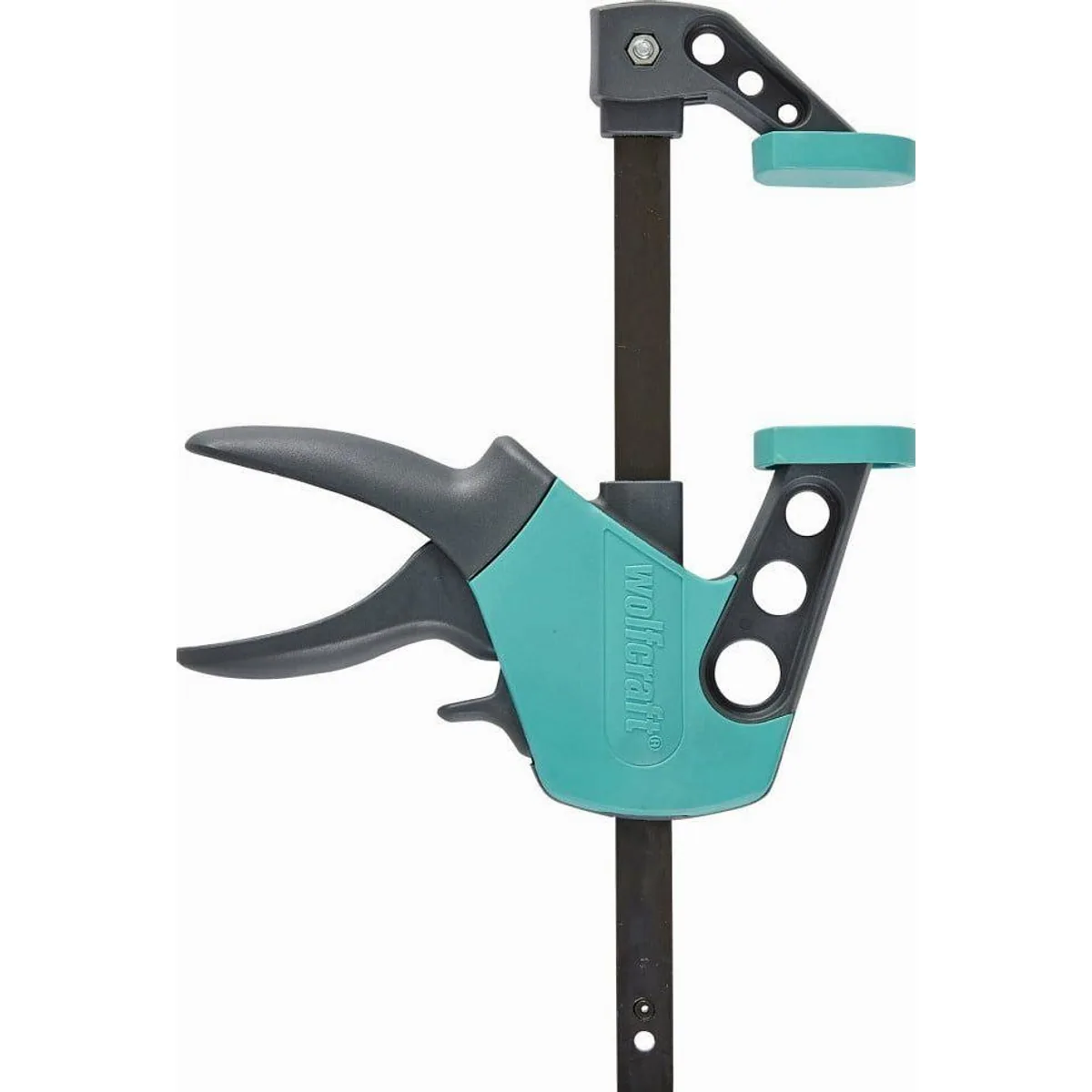 Wolfcraft Einhandzwinge EHZ Easy 75-150, müheloses Spannen, ergonomischer Griff, langlebig 5